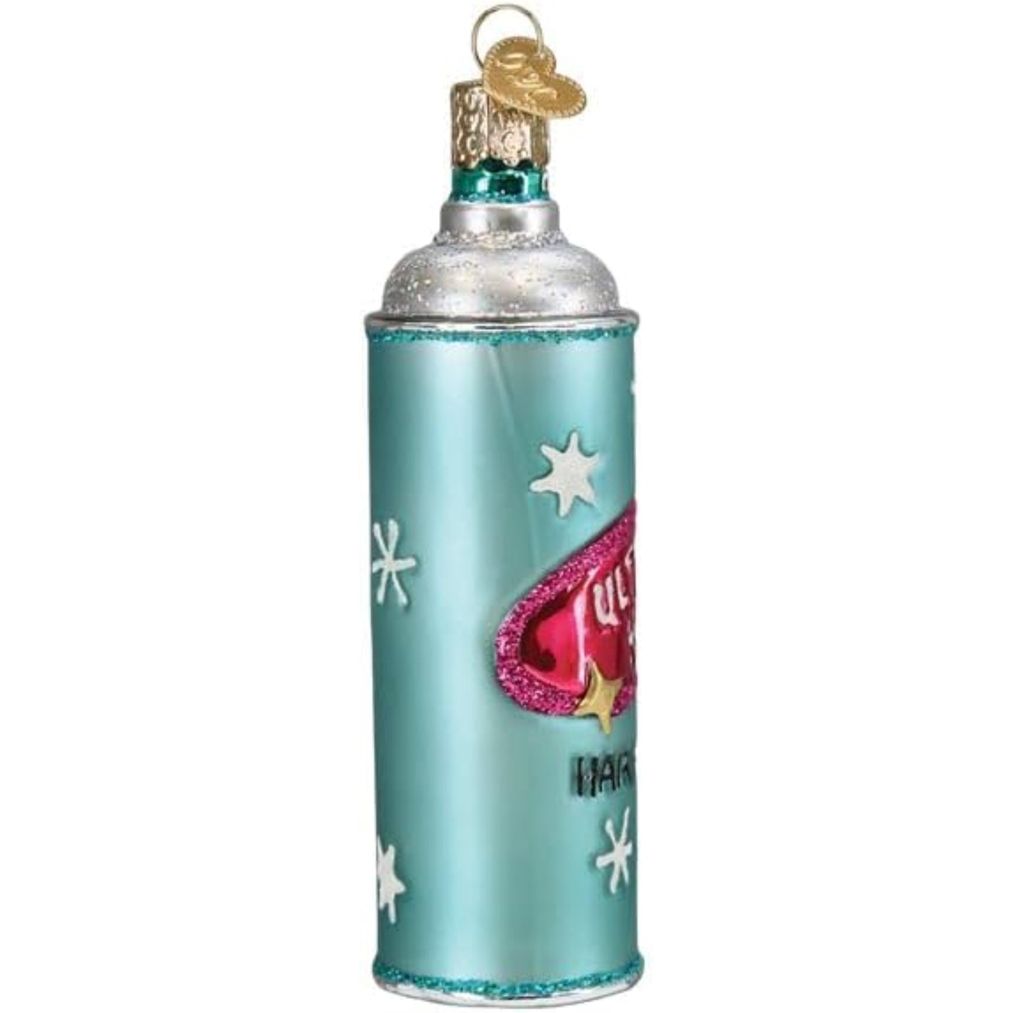 Old World Christmas Blown Glass Ornament for Christmas Tree, Hairspray (with OWC Gift Box)