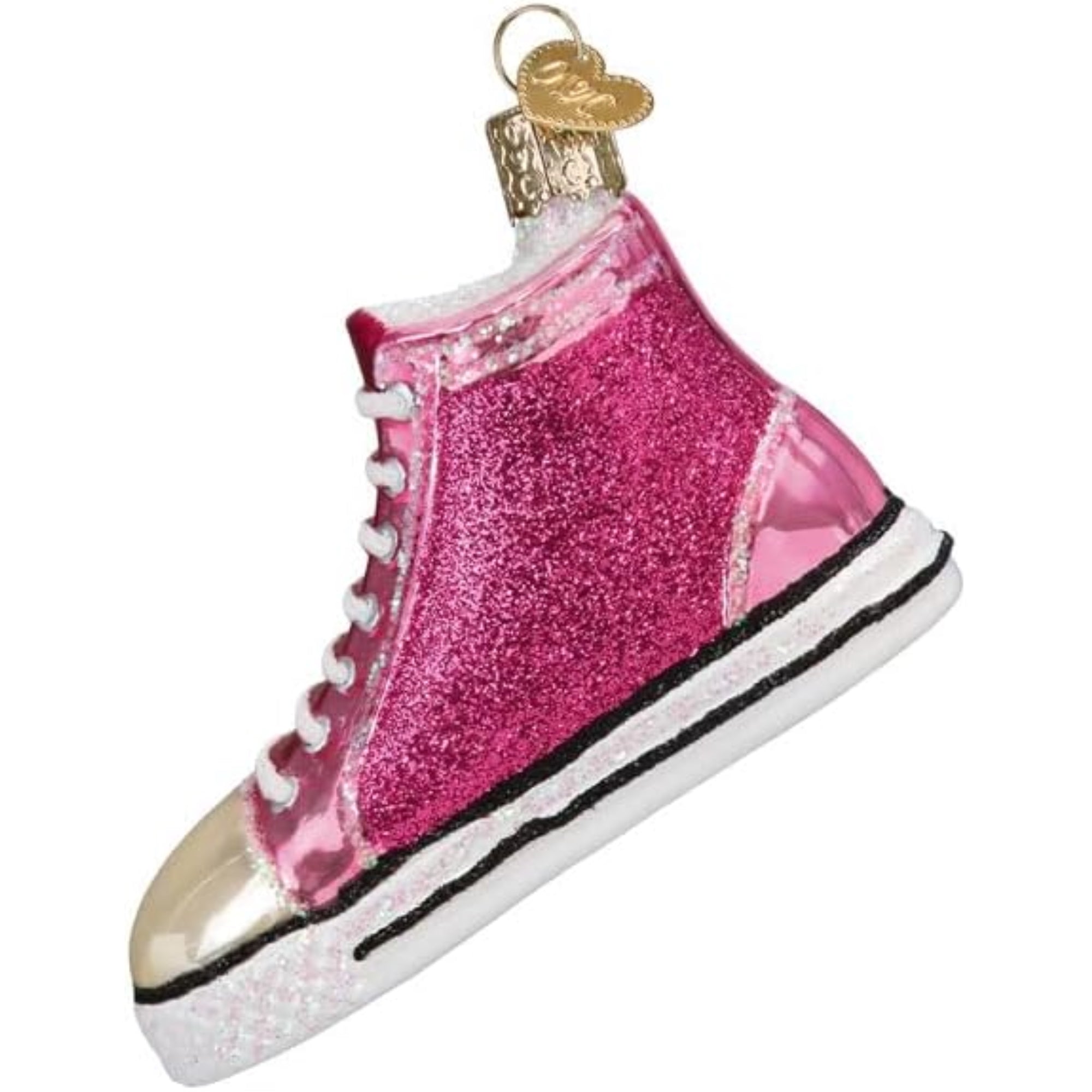 Old World Christmas Blown Glass Ornament for Christmas Tree, Fashion Sneaker (with OWC Gift Box)