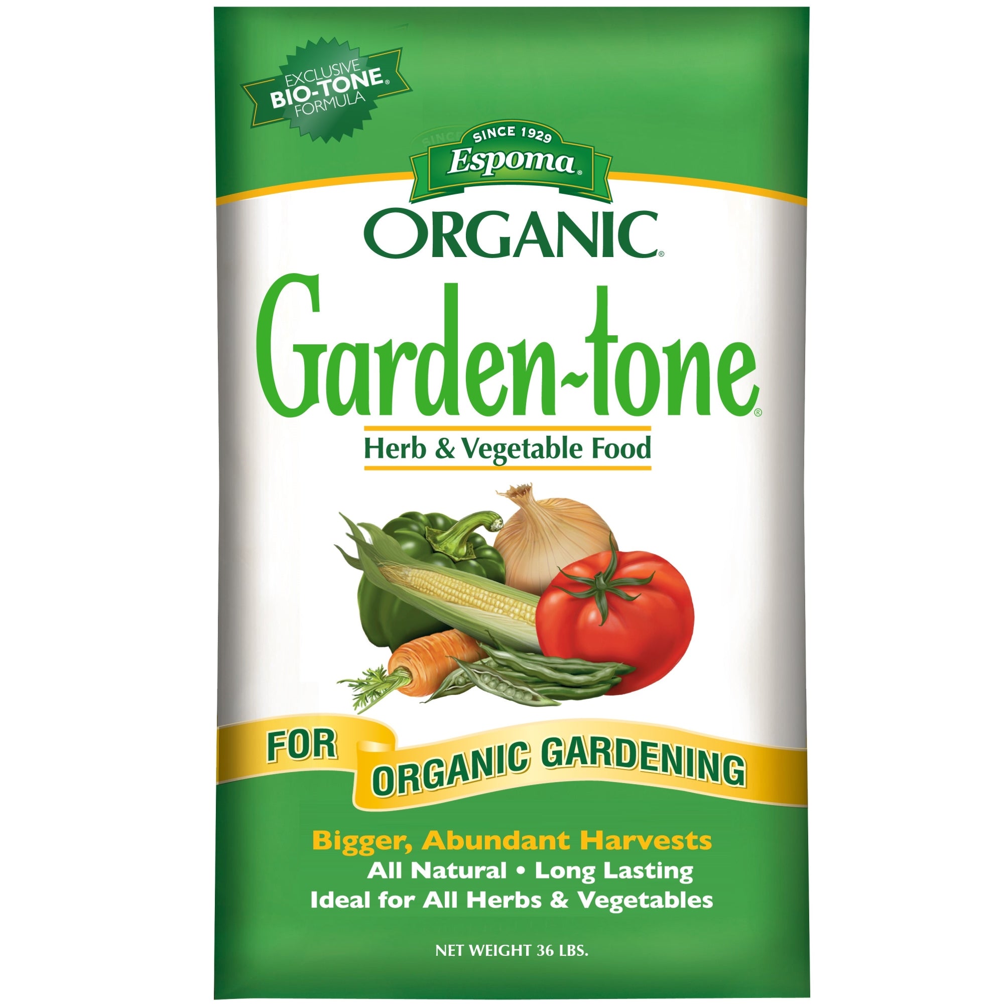 Espoma Organic Garden-tone 3-4-4 Herb & Vegetable Food for Organic Gardening, Bigger, More Abundant Harvests
