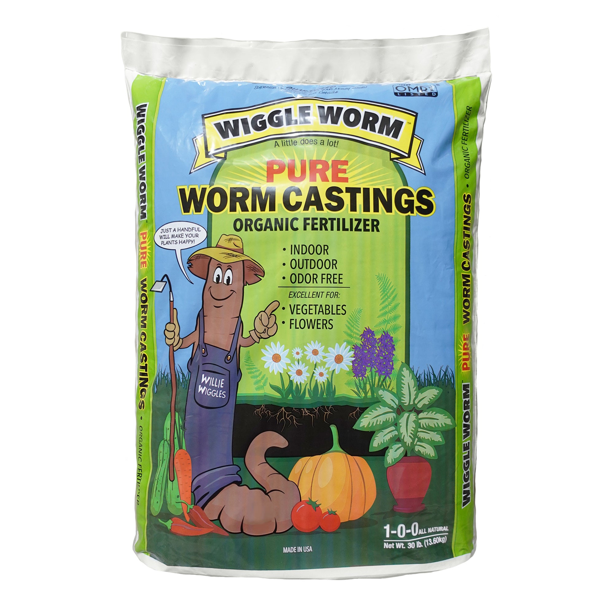 WIGGLE WORM Earthworm Castings Organic Fertilizer