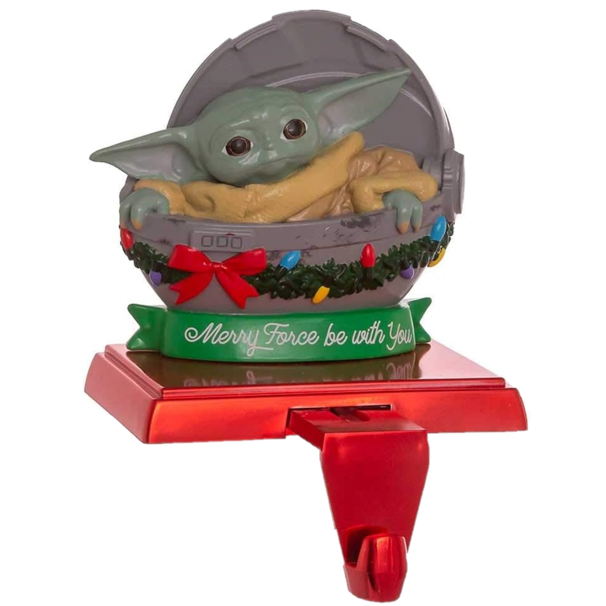 Kurt Adler Star Wars The Child Stocking Holder, Multicolored, 5in