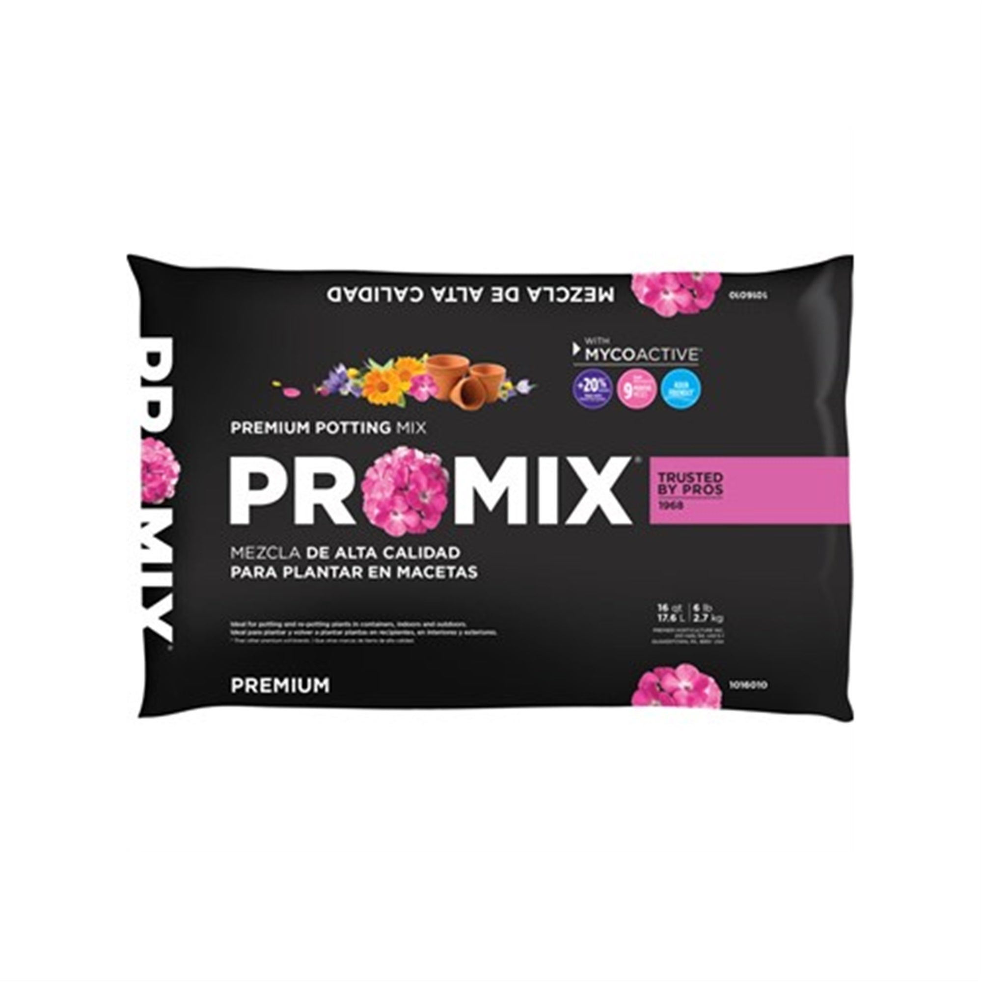 Premier PRO-MIX Premium Potting Mix with MYCOACTIVE, Loose Fill 8-Quart