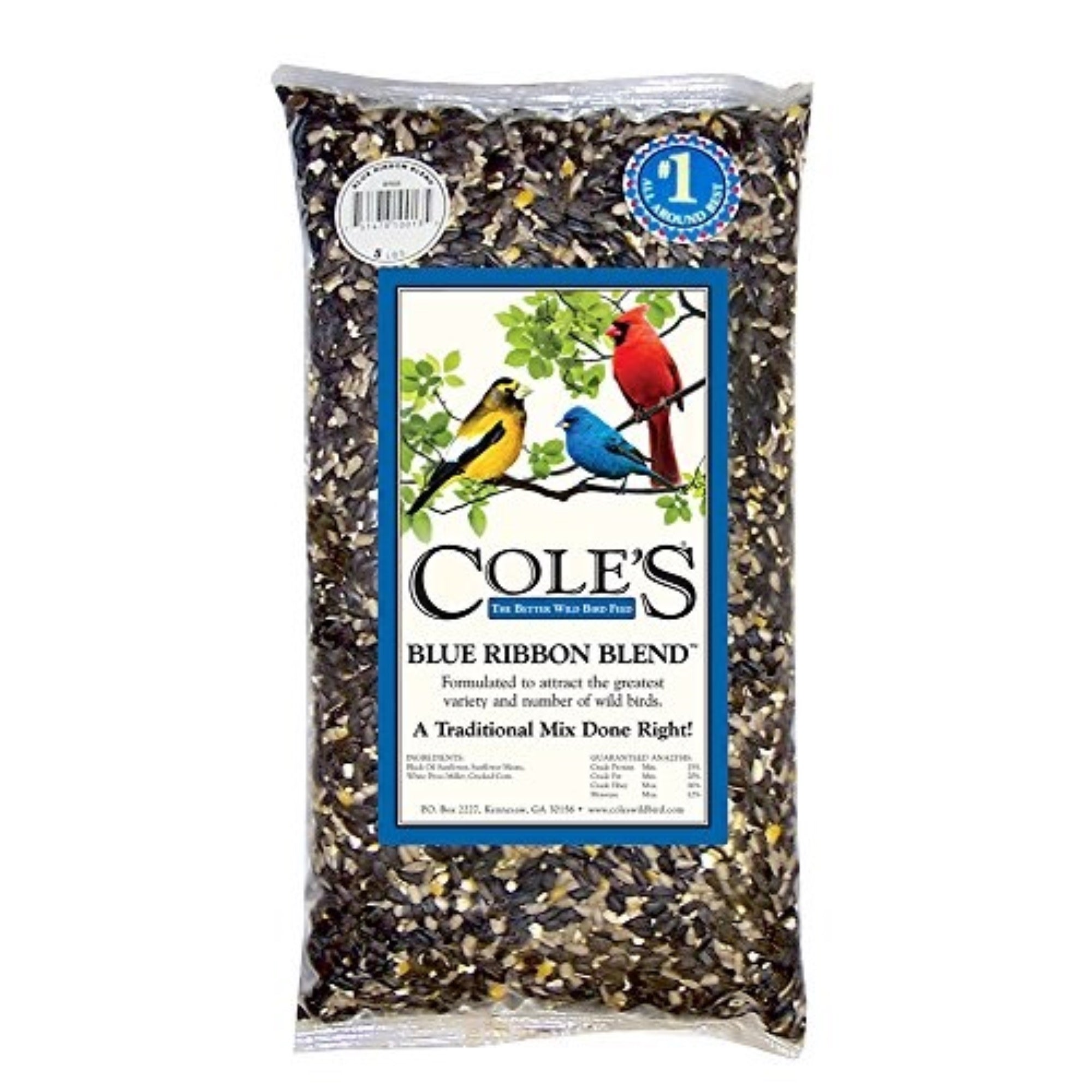 Cole’s Blue Ribbon All-Season Wild Bird Seed — Nut & Seed Blend