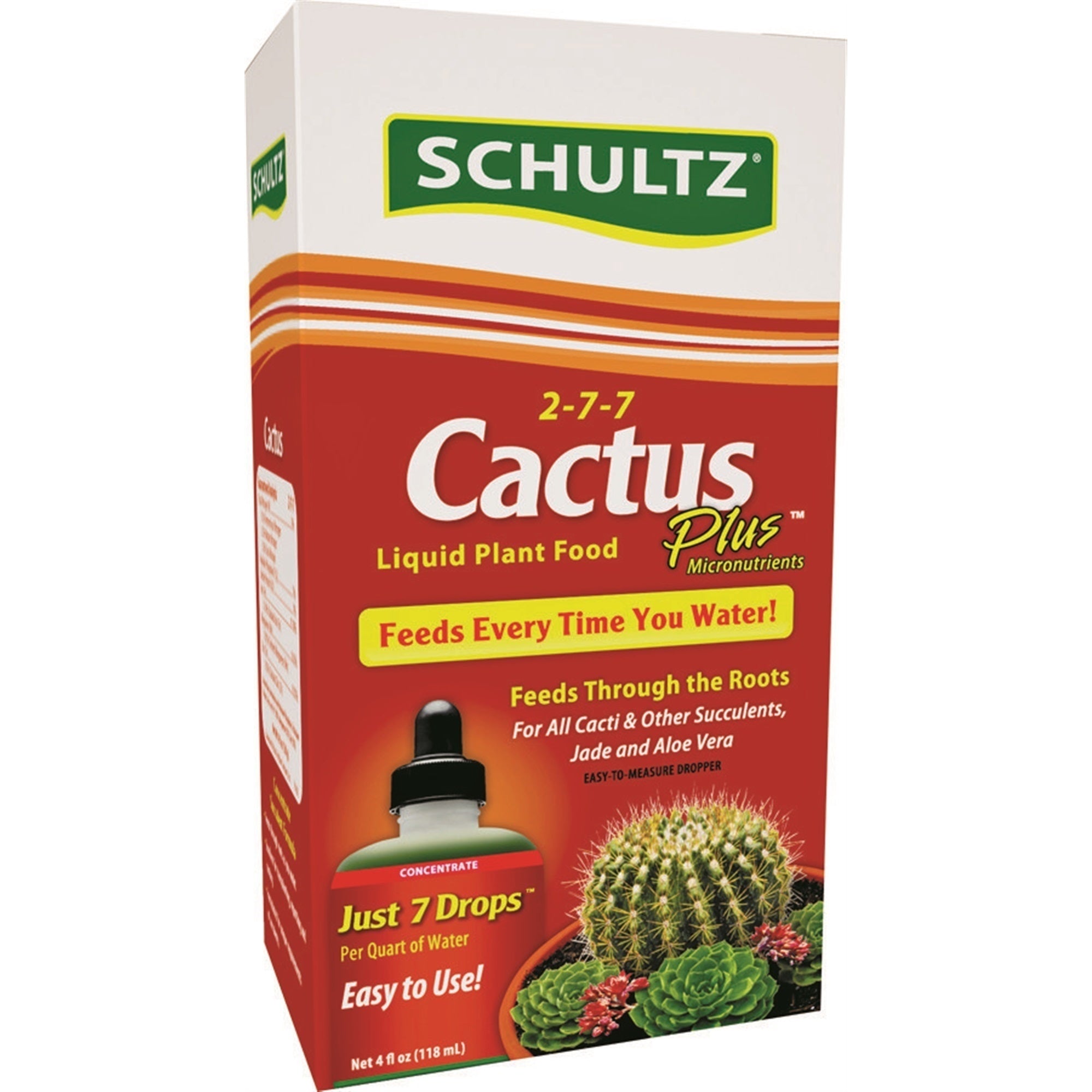 Schultz 2-7-7 Cactus Plus Liquid Plant Food, 4oz