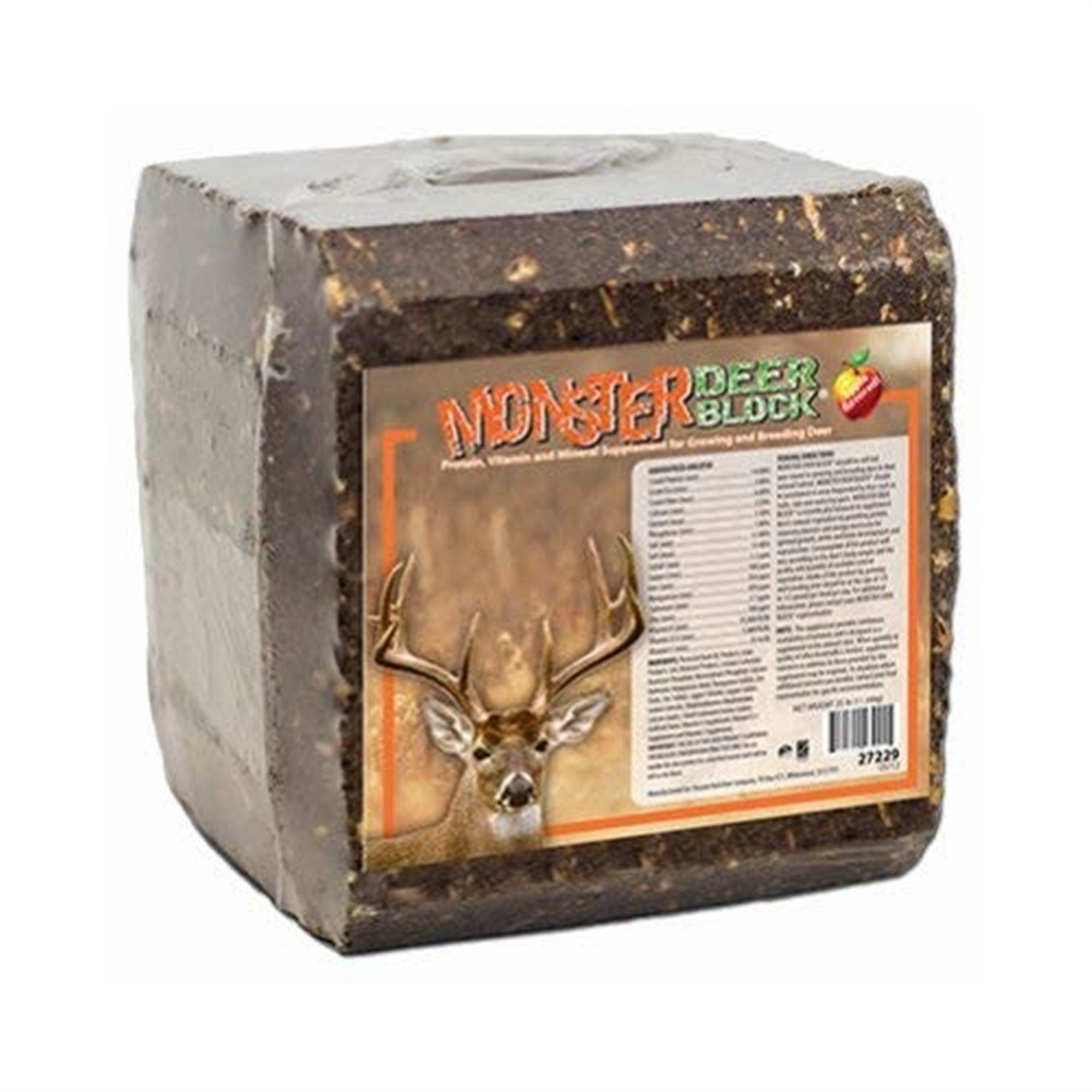 Ridley Monster Deer Block - Self-Fed Protein, Vitamins and Minerals, 25lbs