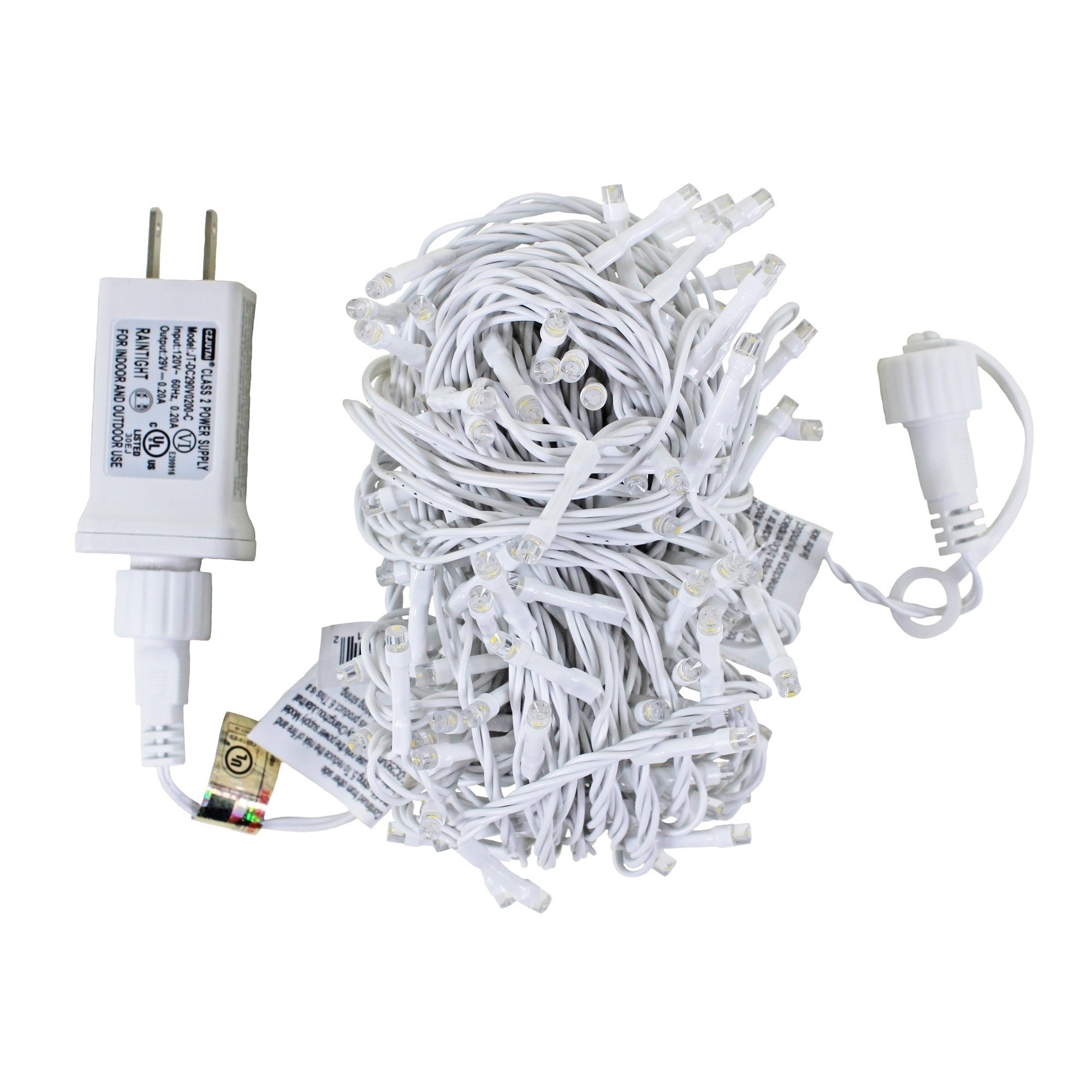 ProductWorks Indoor/Outdoor 150 LED-Micro Bulbs String Light Set with 8-Function Controller, Warm White, 36ft