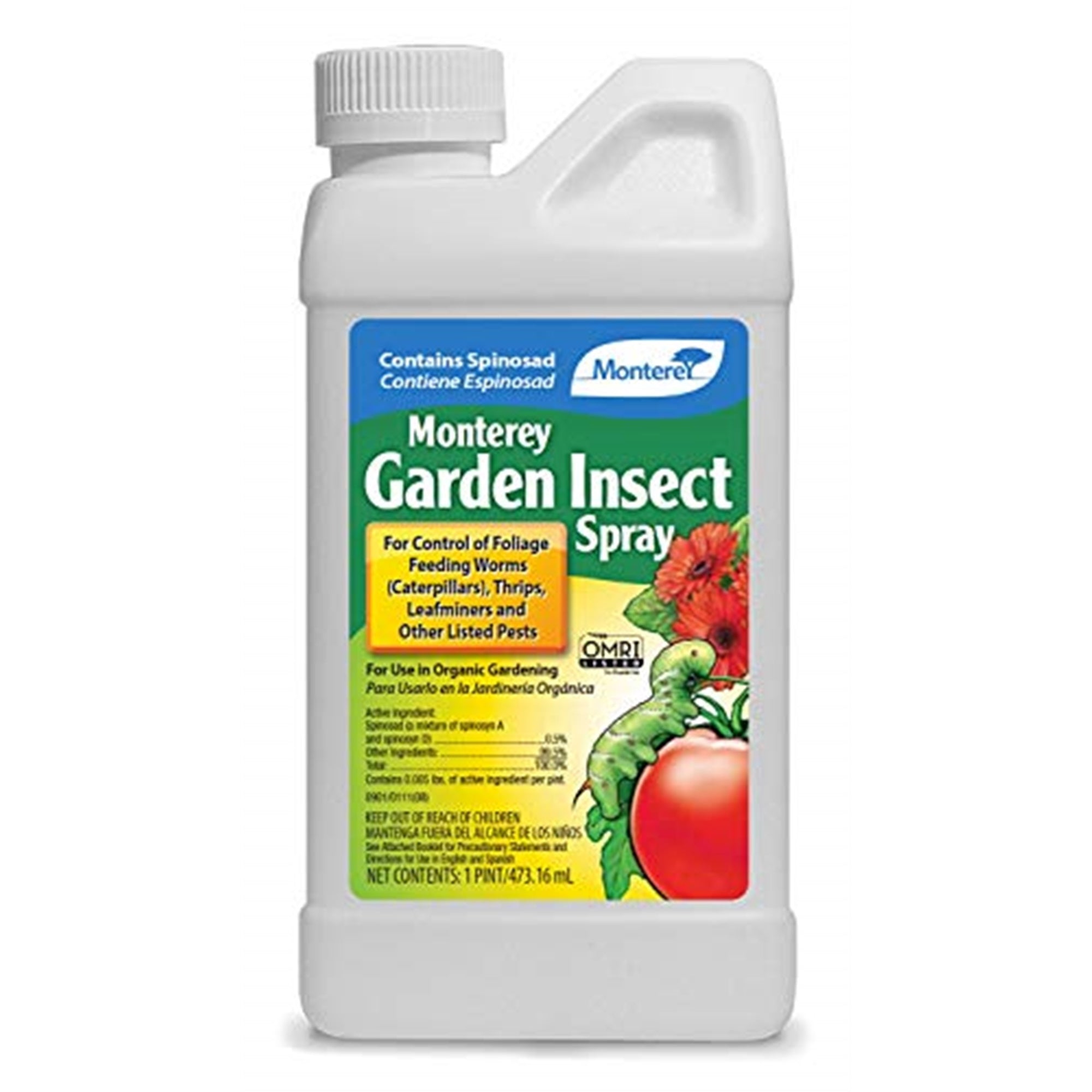 Monterey Garden Insect Spray Concentrate, Insecticide & Pesticide with Spinosad