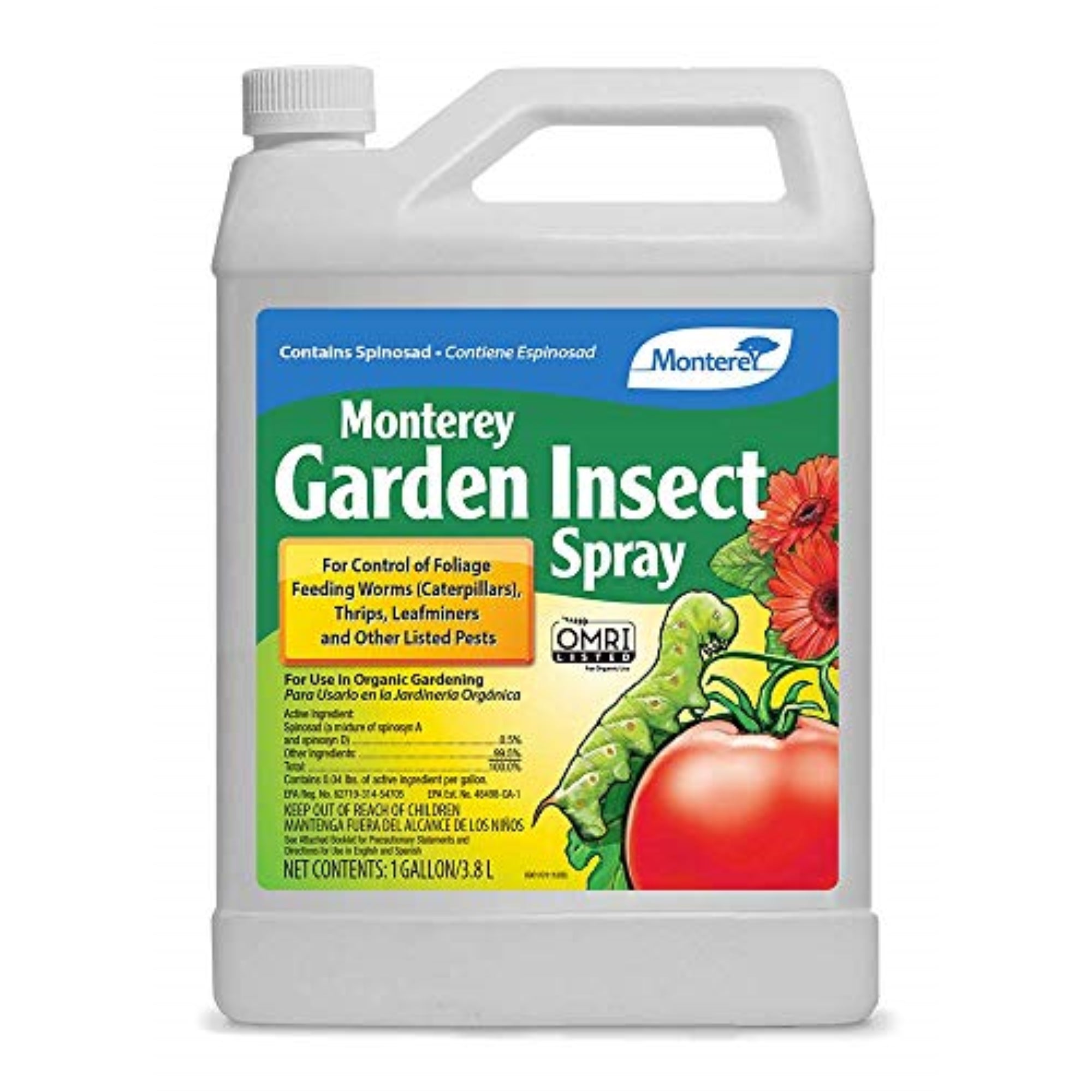 Monterey Garden Insect Spray Concentrate, Insecticide & Pesticide with Spinosad