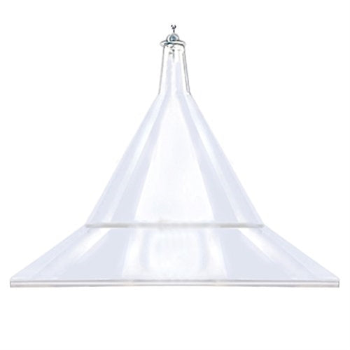 Arundale Mandarin Hanging Squirrel Baffle — Clear Plexiglas Tilt Design — 17" D x 12.5" H