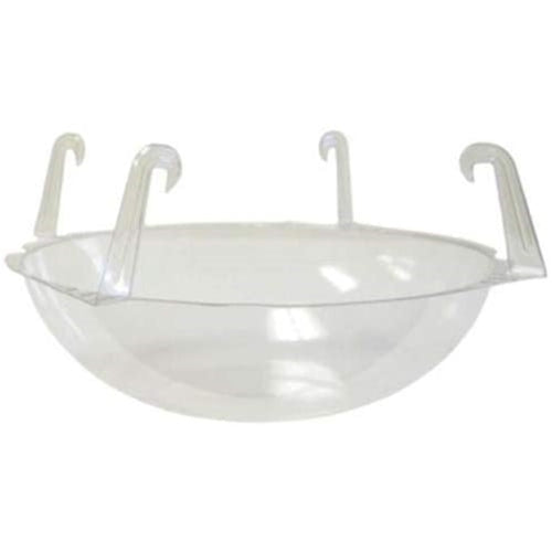 Curtis Wagner Plastics Hanging Basket Drip Pan for Wire Coco Baskets — Fits 12" & 14"