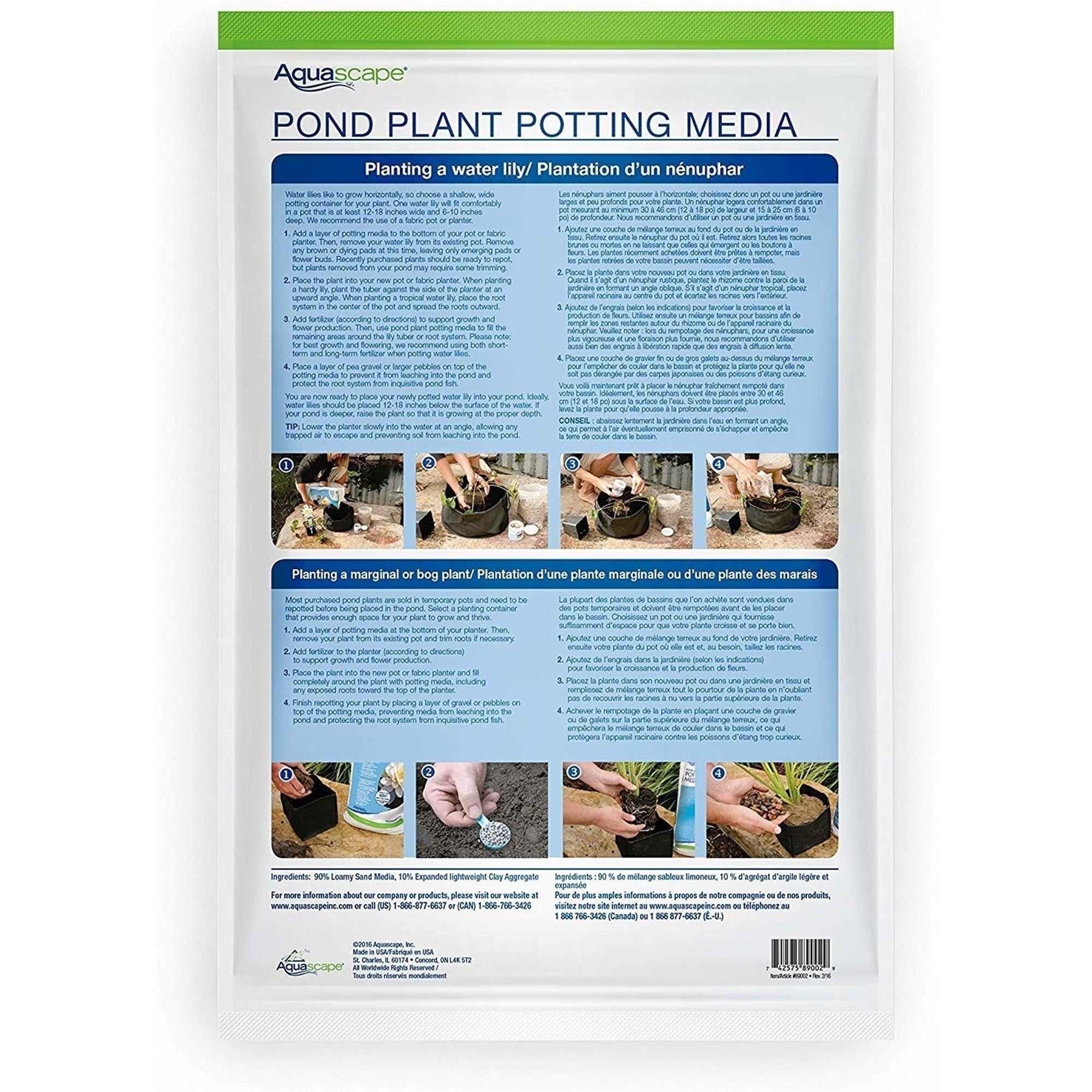 Aquascape Pond Plant Potting Media for Aquatic Plants, 215 Cubic Inches