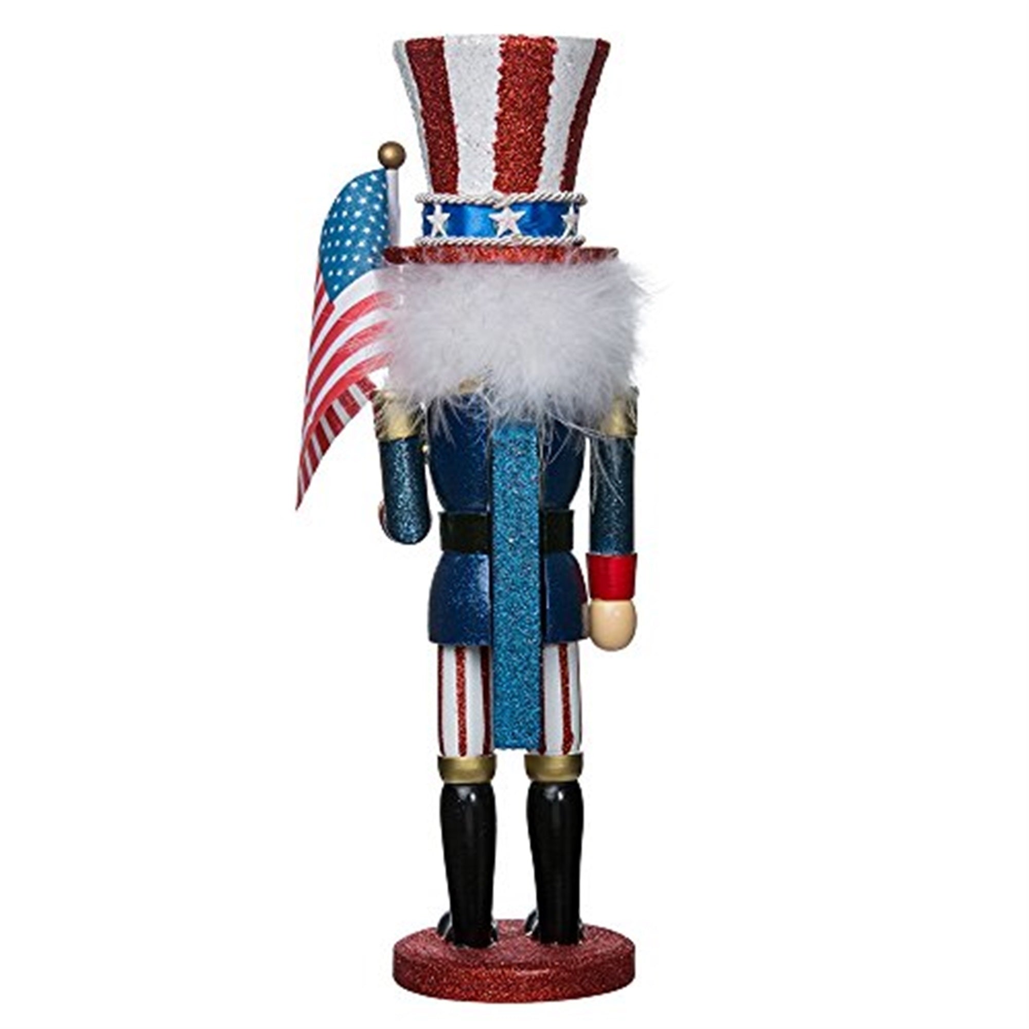 Kurt Adler Wooden Uncle Sam Nutcracker, Hollywood Collection, 15