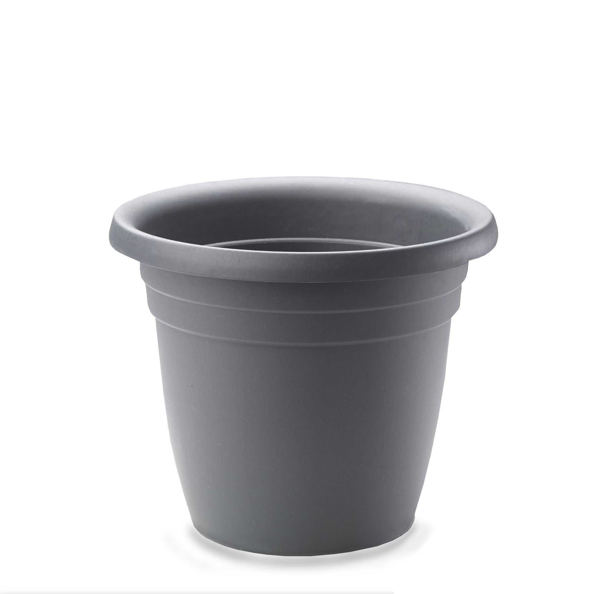 Crescent Garden In/Outdoor Emma Round Plastic Flower Pot Planter