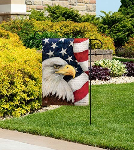BreezeArt Studio M American Eagle Decorative Garden Flag Premium Quality