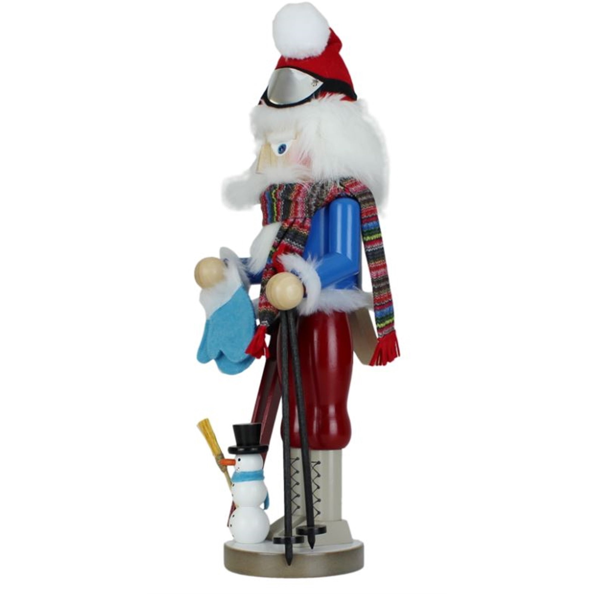 Steinbach Skier Santa Nutcracker, 18.1"