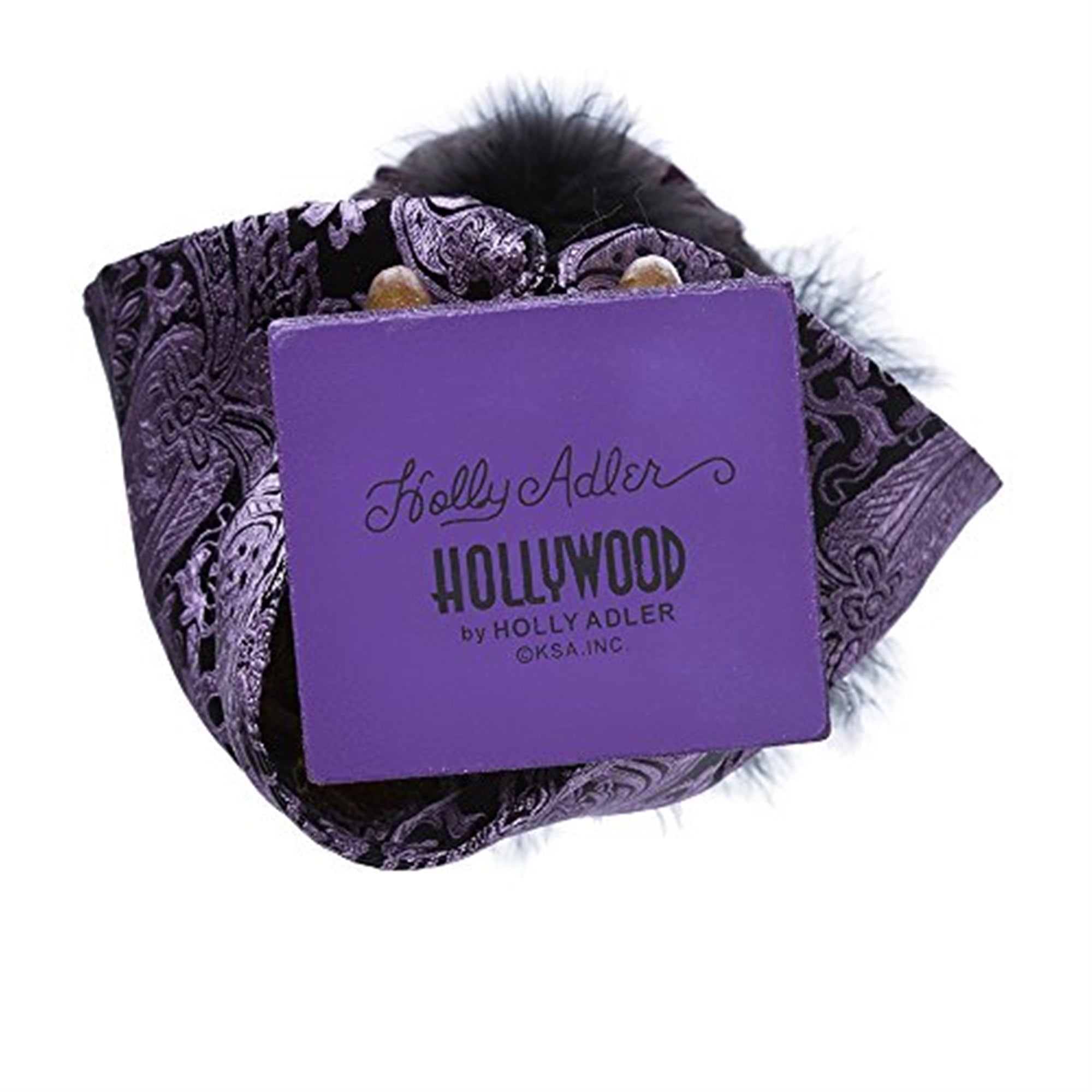 Kurt Adler Hollywood Nutcrackers Hollywood Purple King Nutcracker, 18"