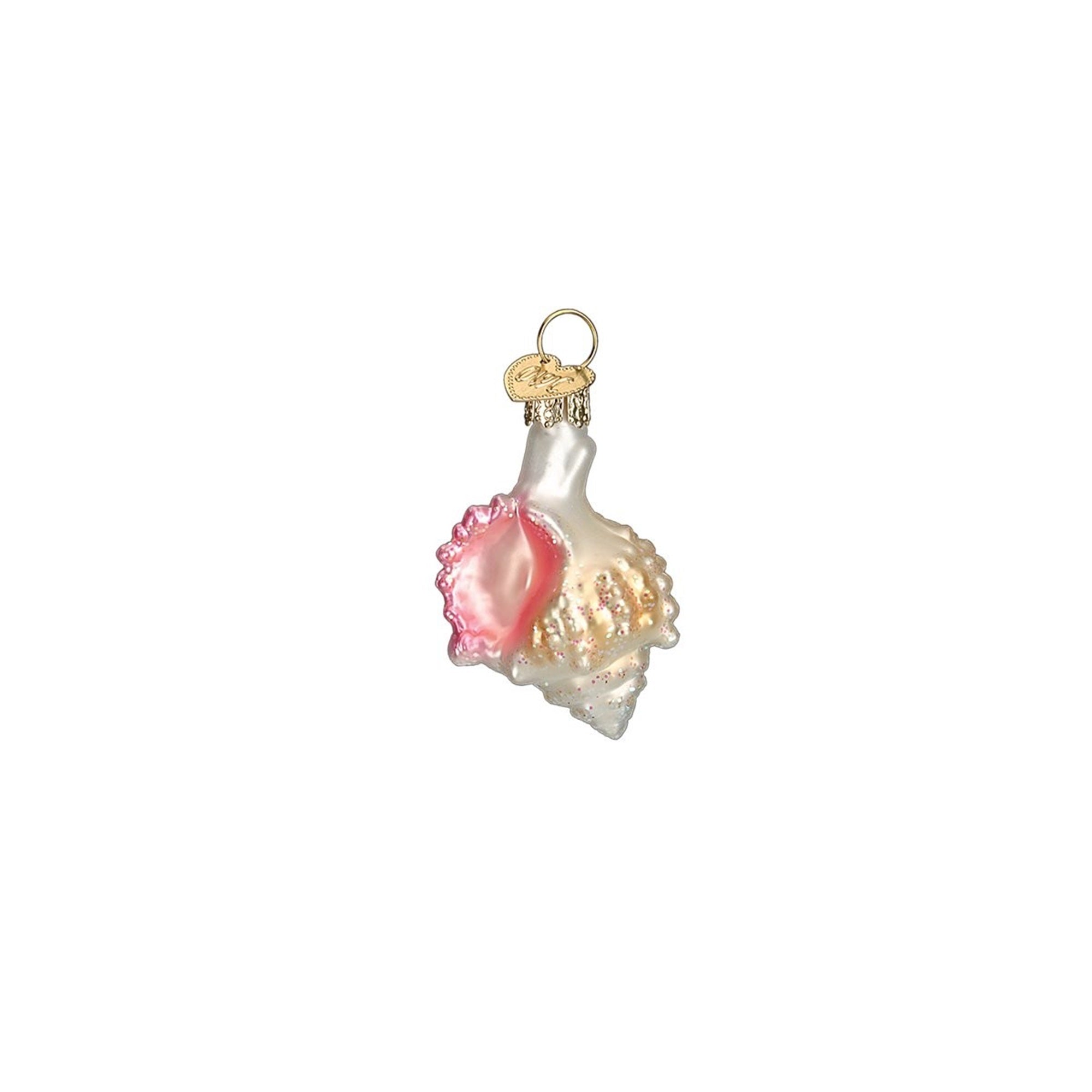 Old World Christmas Hanging Ornament - 6 Piece Assorted Sea Shell Set