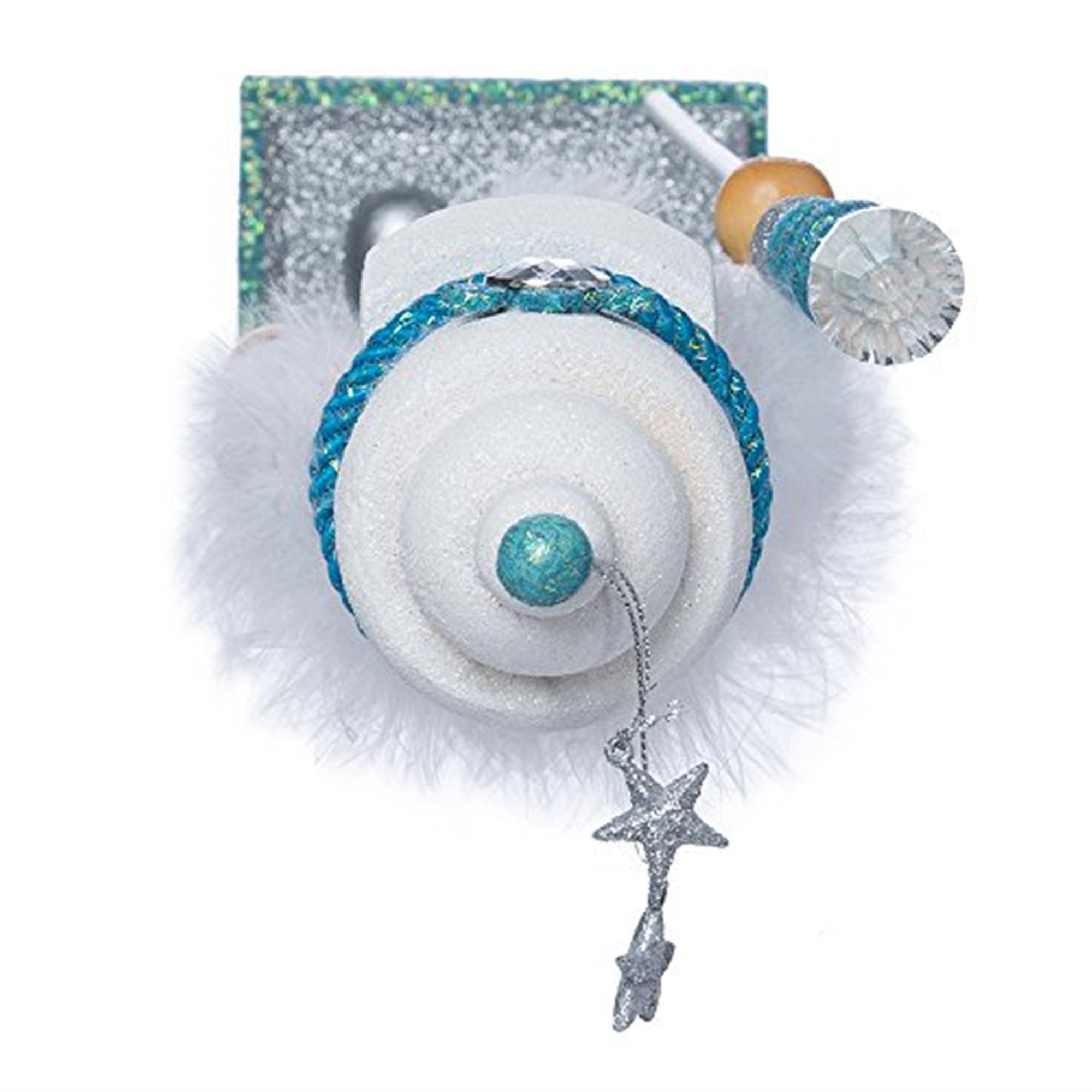 Kurt Adler Turquiose/White Hollywood Nutcracker, 17"