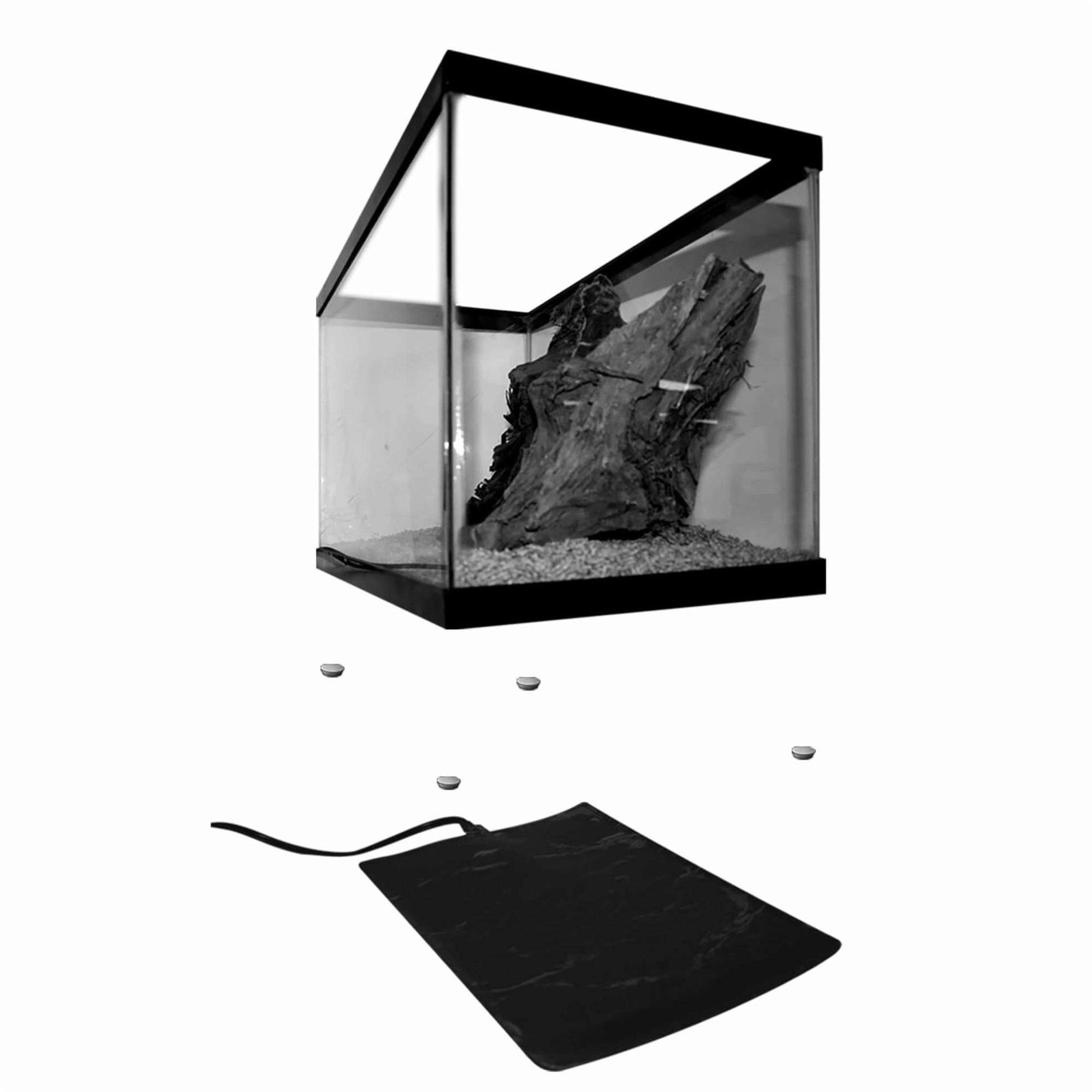 Zilla 4W Heat Mat Terrarium Heater for 1-5 Gallon Terrariums, 4" x 7"