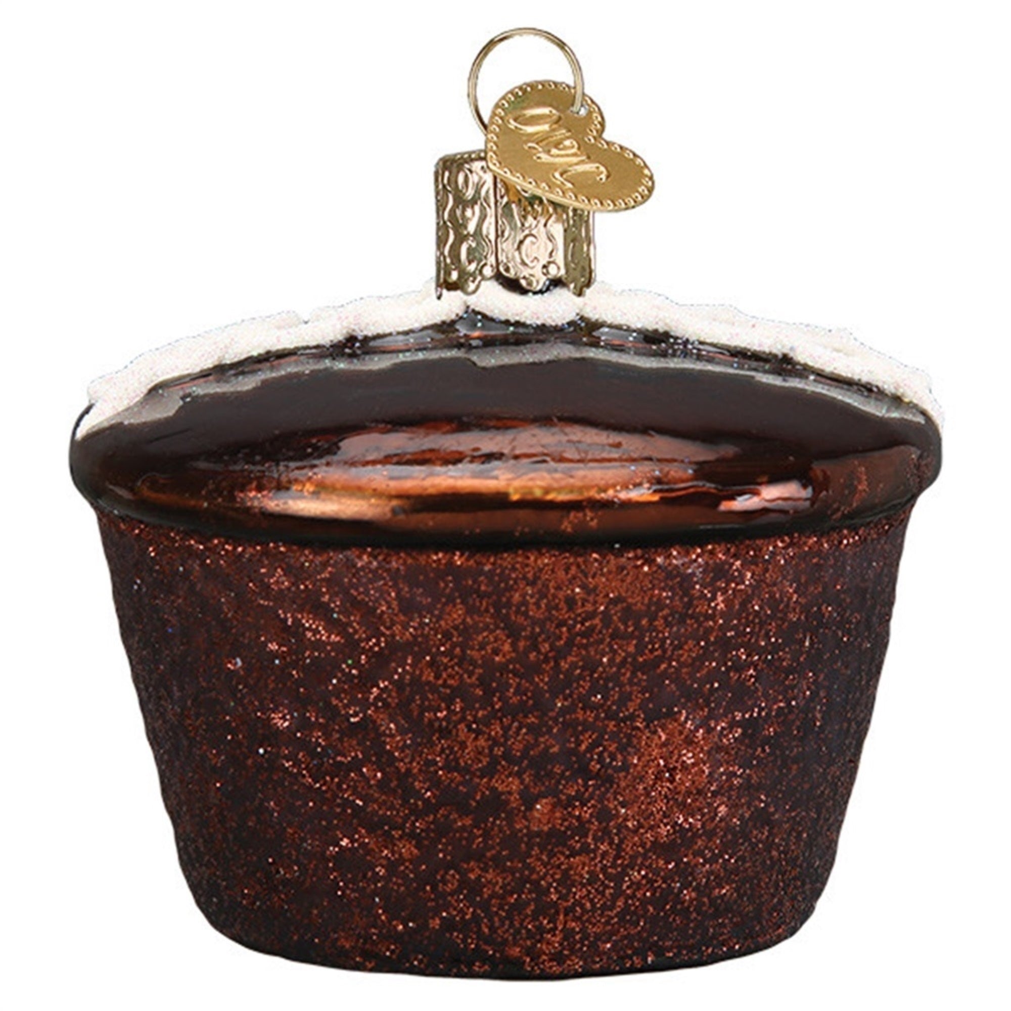 Old World Christmas Blown Glass Ornament for Christmas Tree, Hostess Cupcake