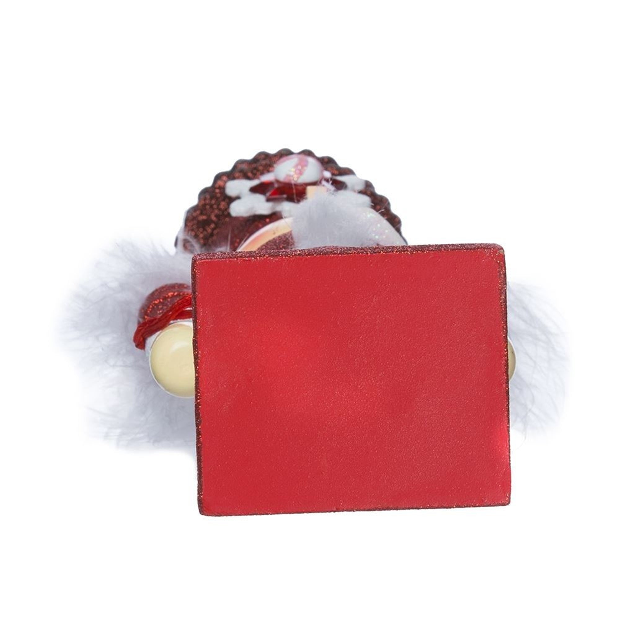 Kurt Adler Hollywood Red Gingerbread Nutcracker with Cookie Hat, 12"