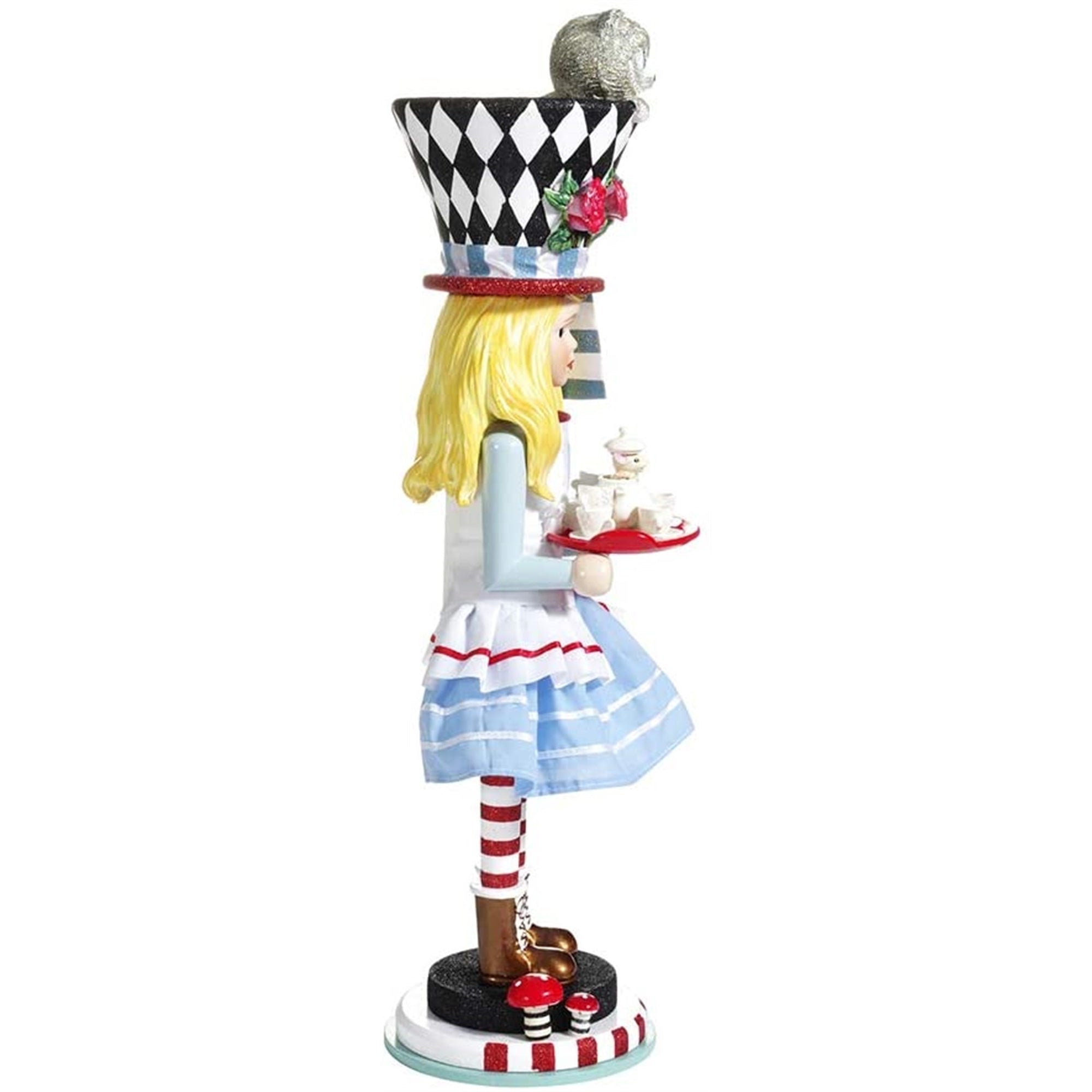 Kurt Adler Hollywood Nutcrackers, Alice Nutcracker, 19.5"