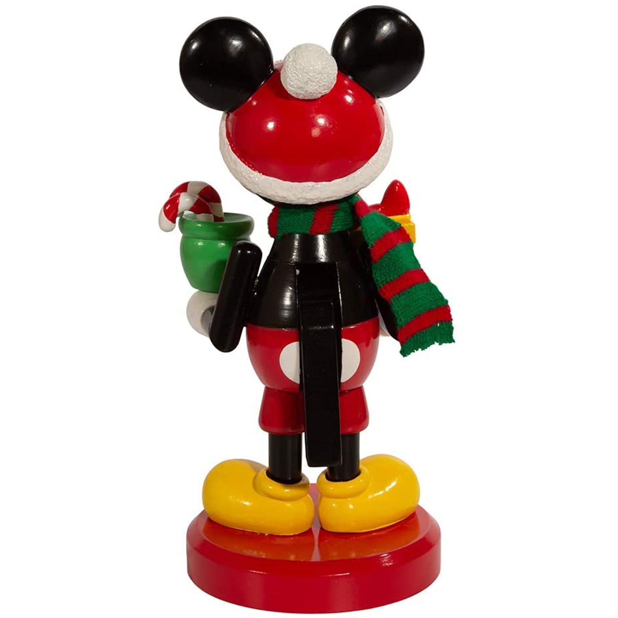 Kurt Adler Disney Mickey Mouse With Present Nutracker, 10"