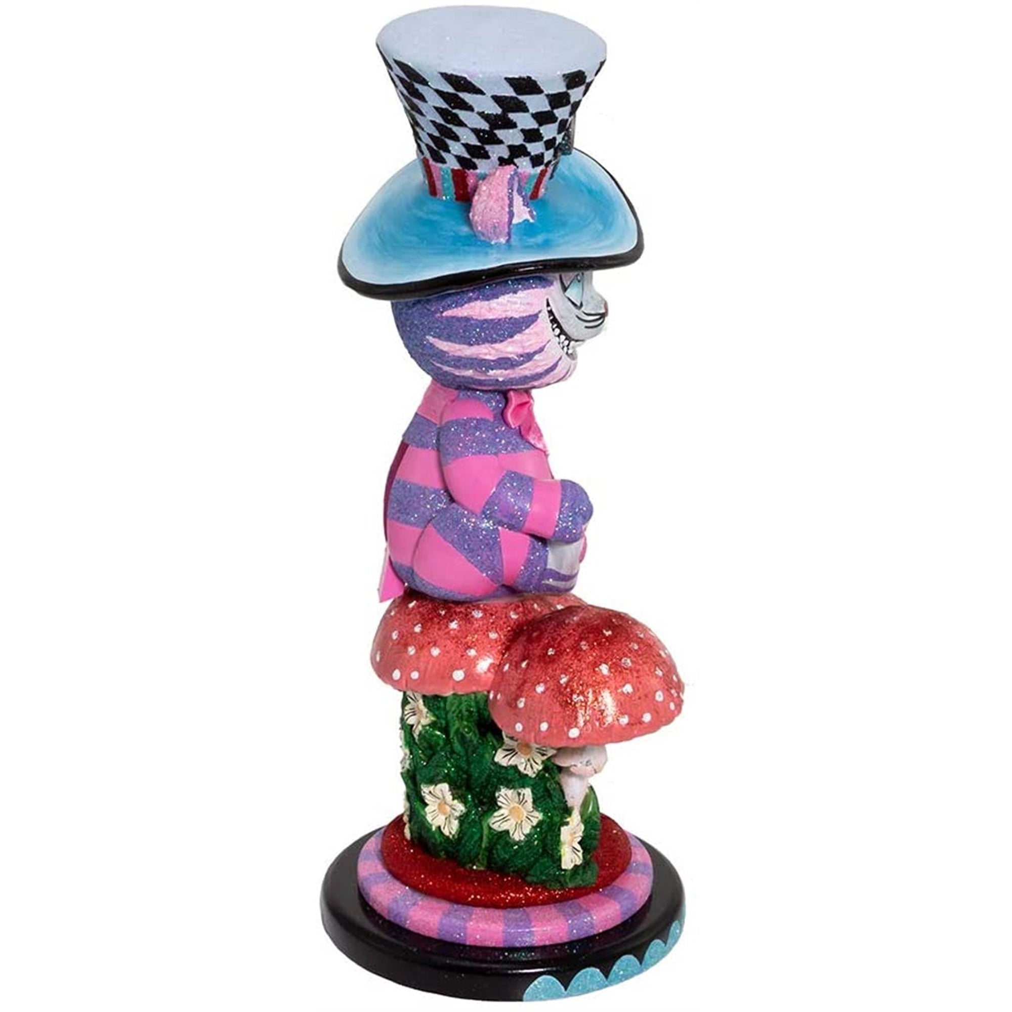 Kurt Adler Hollywood Nutcrackers, Cheshire Cat Nutcracker, 15"