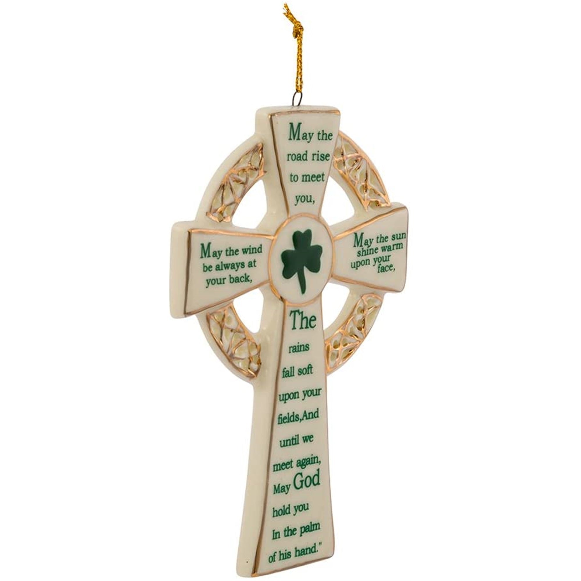 Kurt Adler Porcelain Irish Cross Ornament