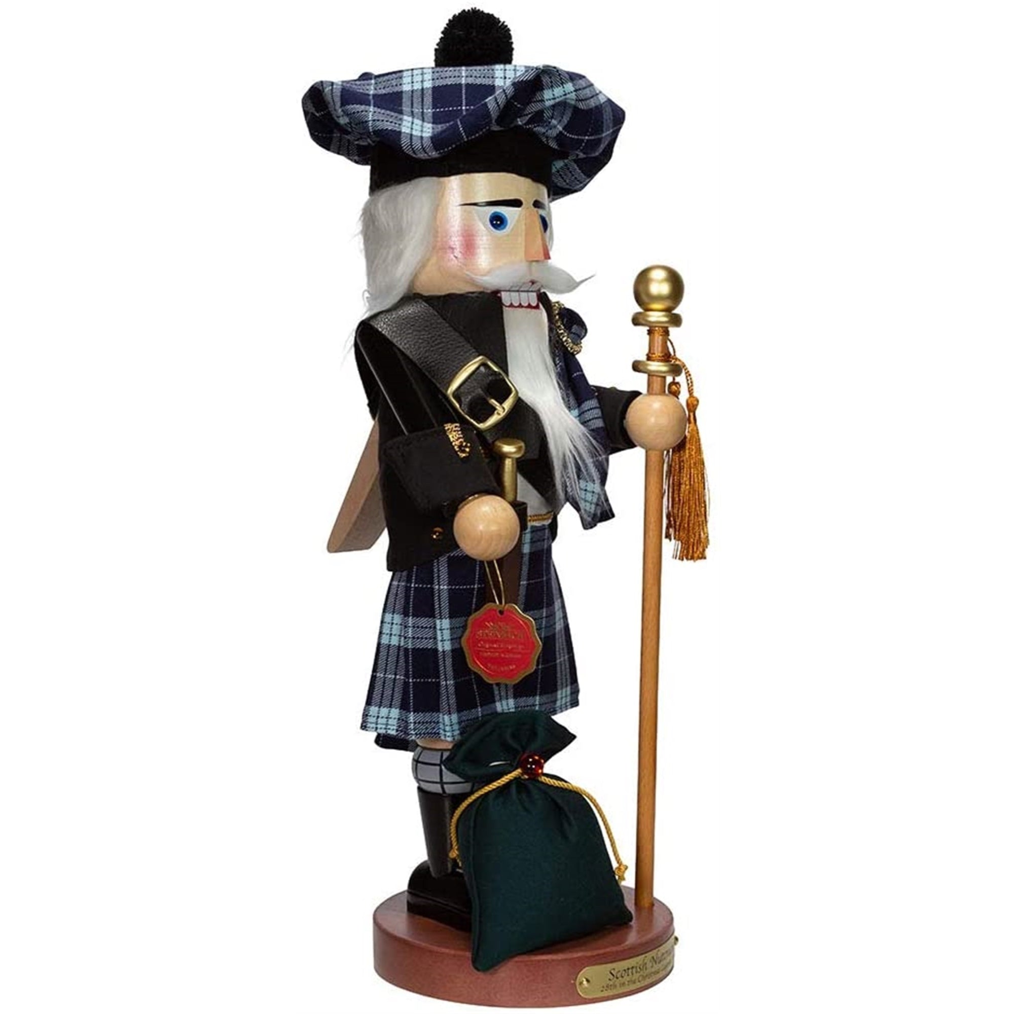 Steinbach Christmas Legends Series, Scottish Santa Nutcracker, 17.5"