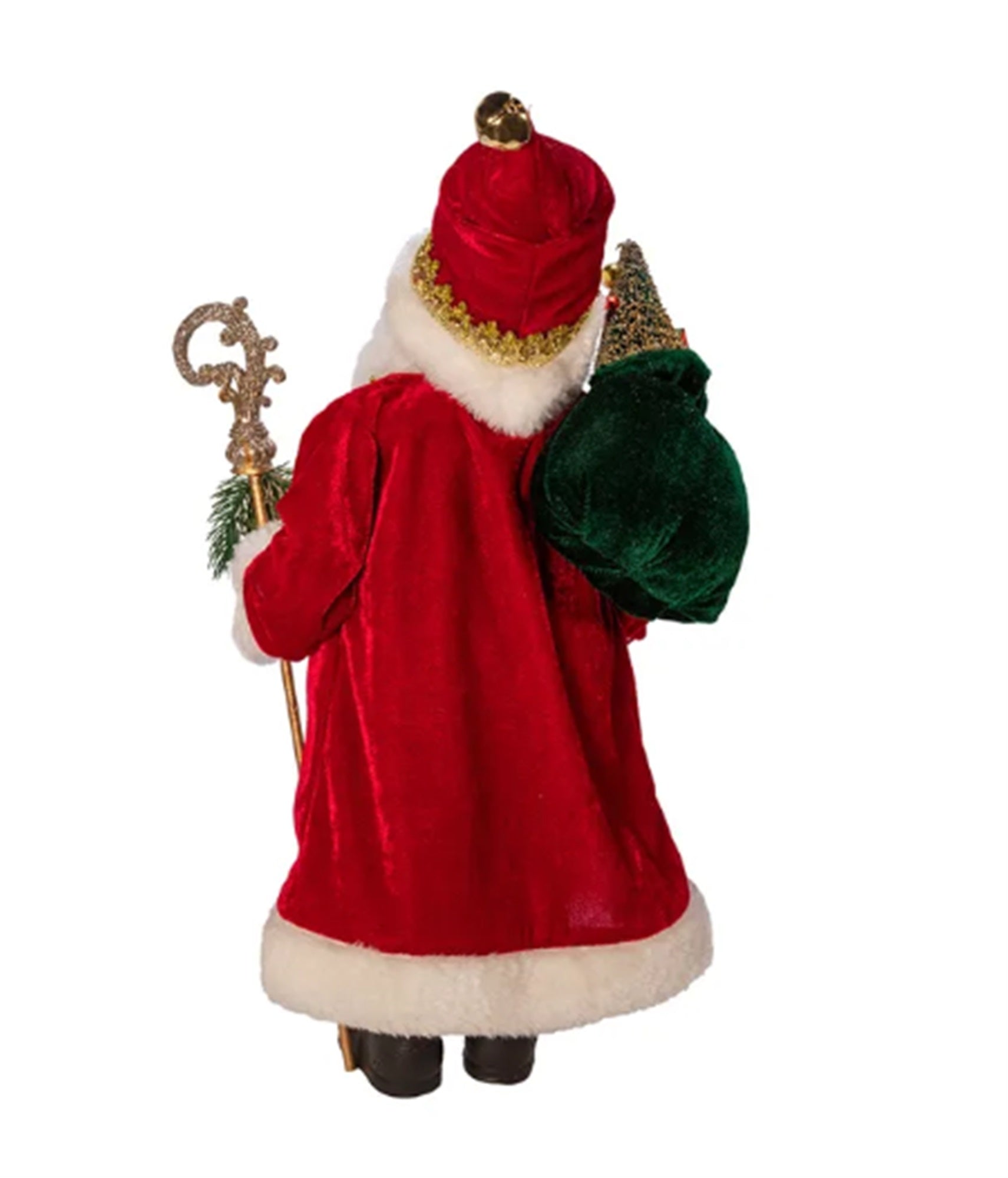 Kurt Adler Kringle Klaus Tabletop Figurine Collection, African American Santa, 18"