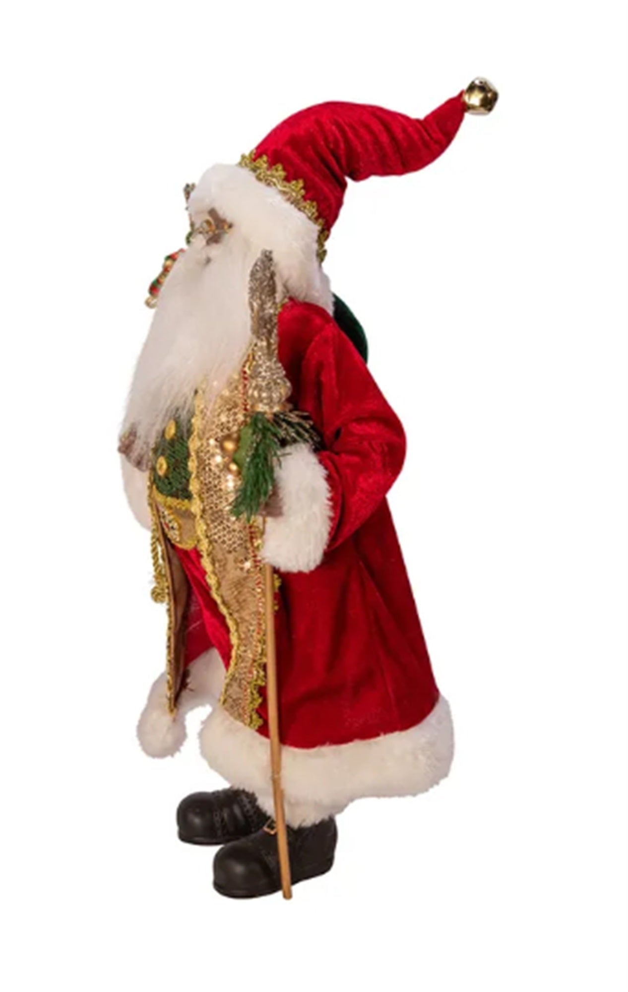 Kurt Adler Kringle Klaus Tabletop Figurine Collection, African American Santa, 18"