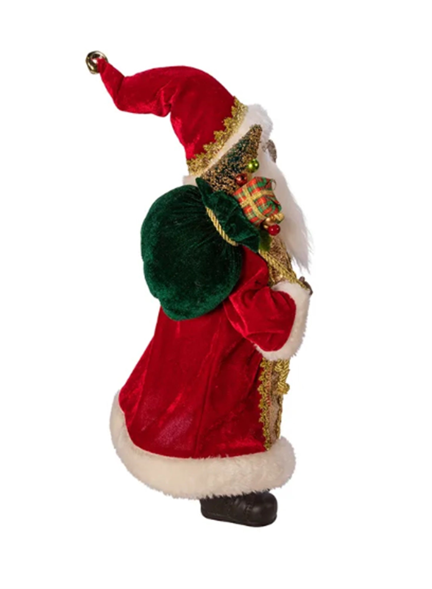 Kurt Adler Kringle Klaus Tabletop Figurine Collection, African American Santa, 18"