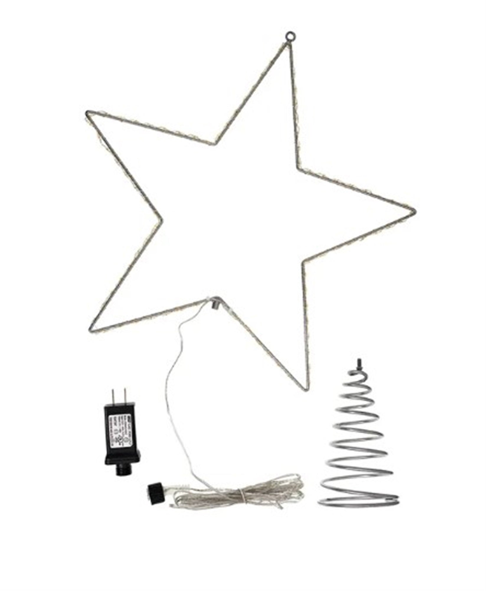 Kurt Adler (#UL2311) Metal Wire Lighted LED Star Treetop, 17.5"
