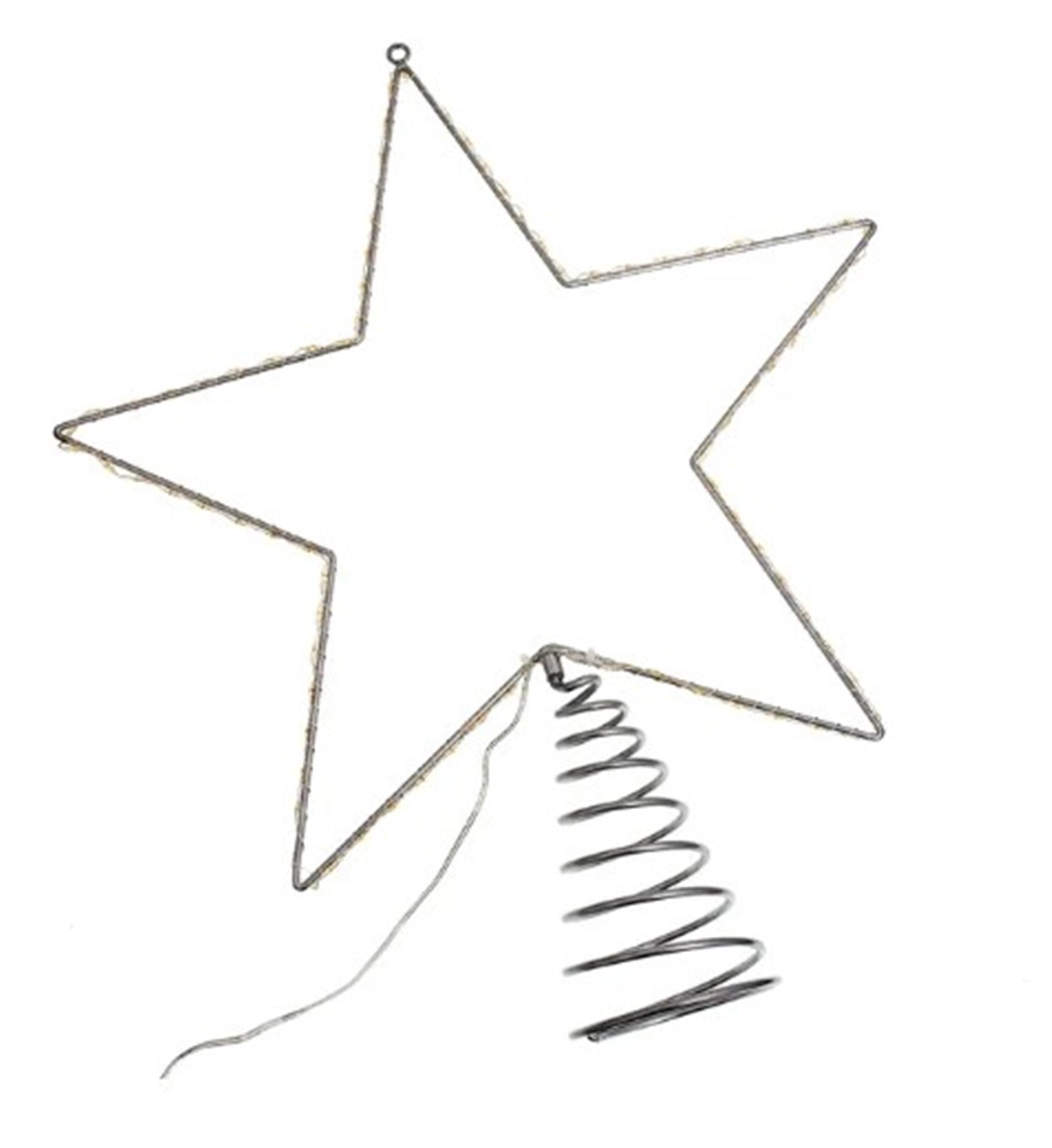 Kurt Adler (#UL2311) Metal Wire Lighted LED Star Treetop, 17.5"