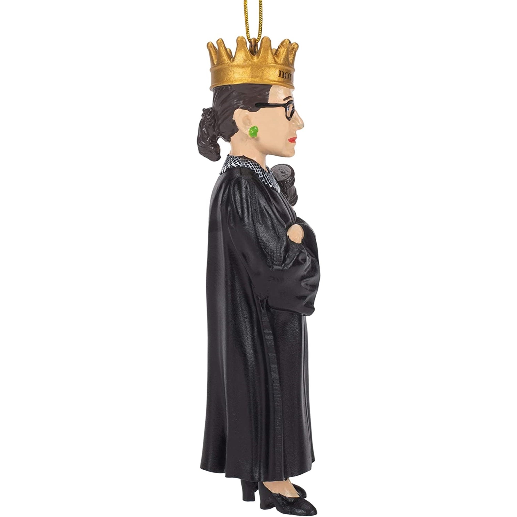 Kurt Adler Resin Ornament for Christmas Tree, Ruth Bader Ginsburg