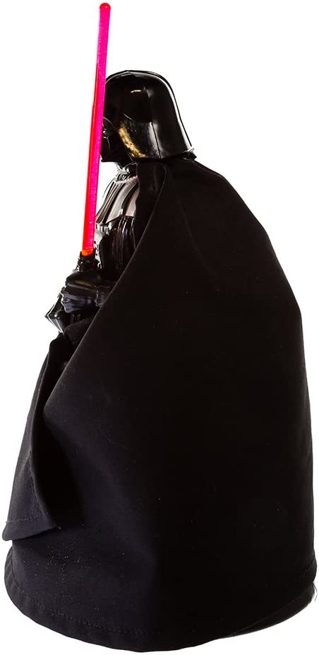 Kurt Adler Star Wars Darth Vader LED Lighted Treetop, 12"