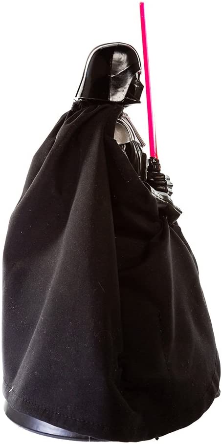 Kurt Adler Star Wars Darth Vader LED Lighted Treetop, 12"
