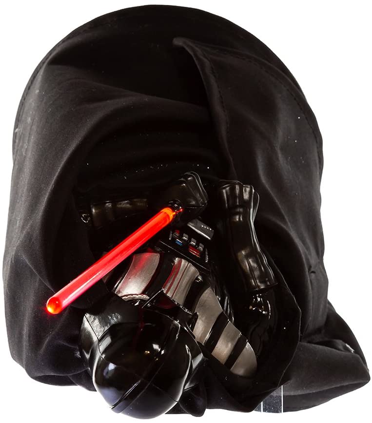 Kurt Adler Star Wars Darth Vader LED Lighted Treetop, 12"
