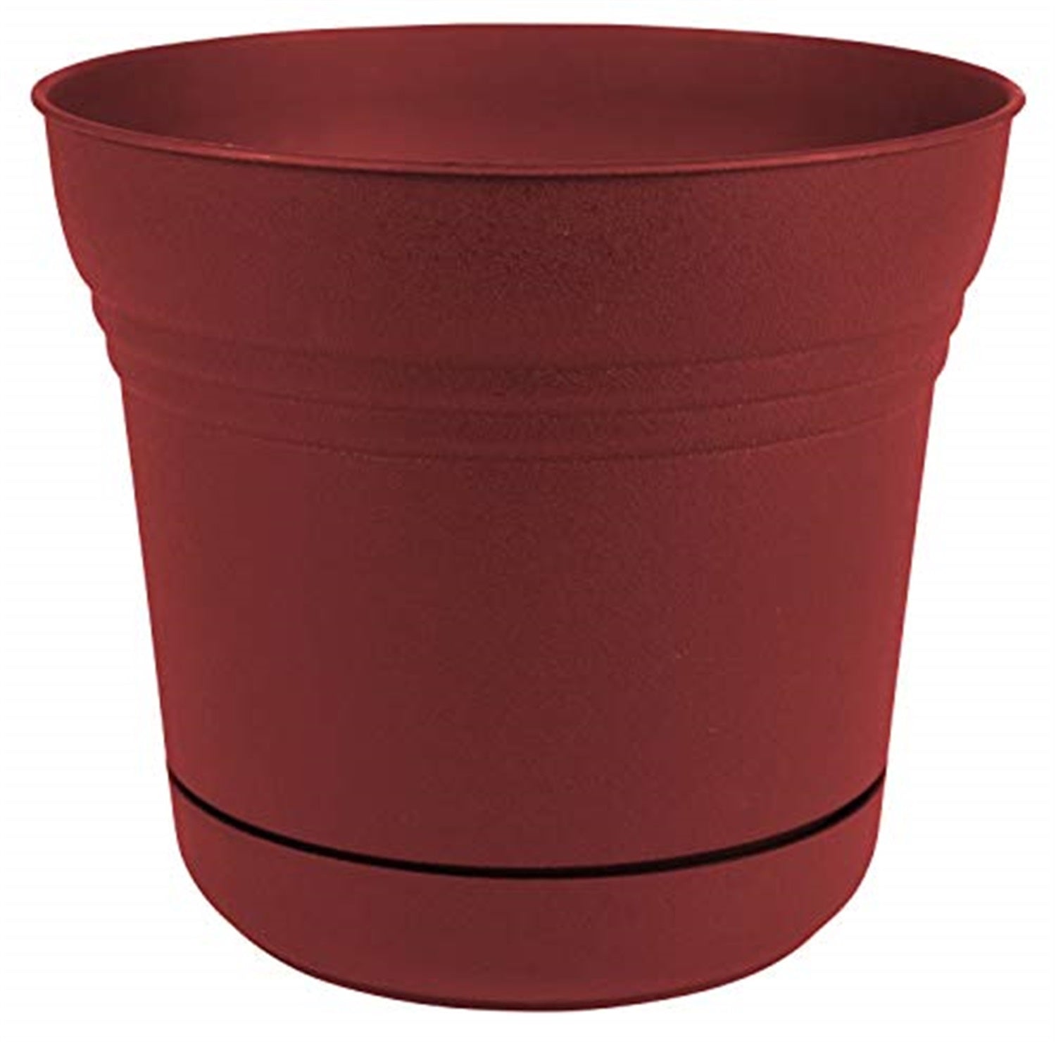 Bloem Saturn Plastic In/Outdoor Flower Pot Planter with Saucers