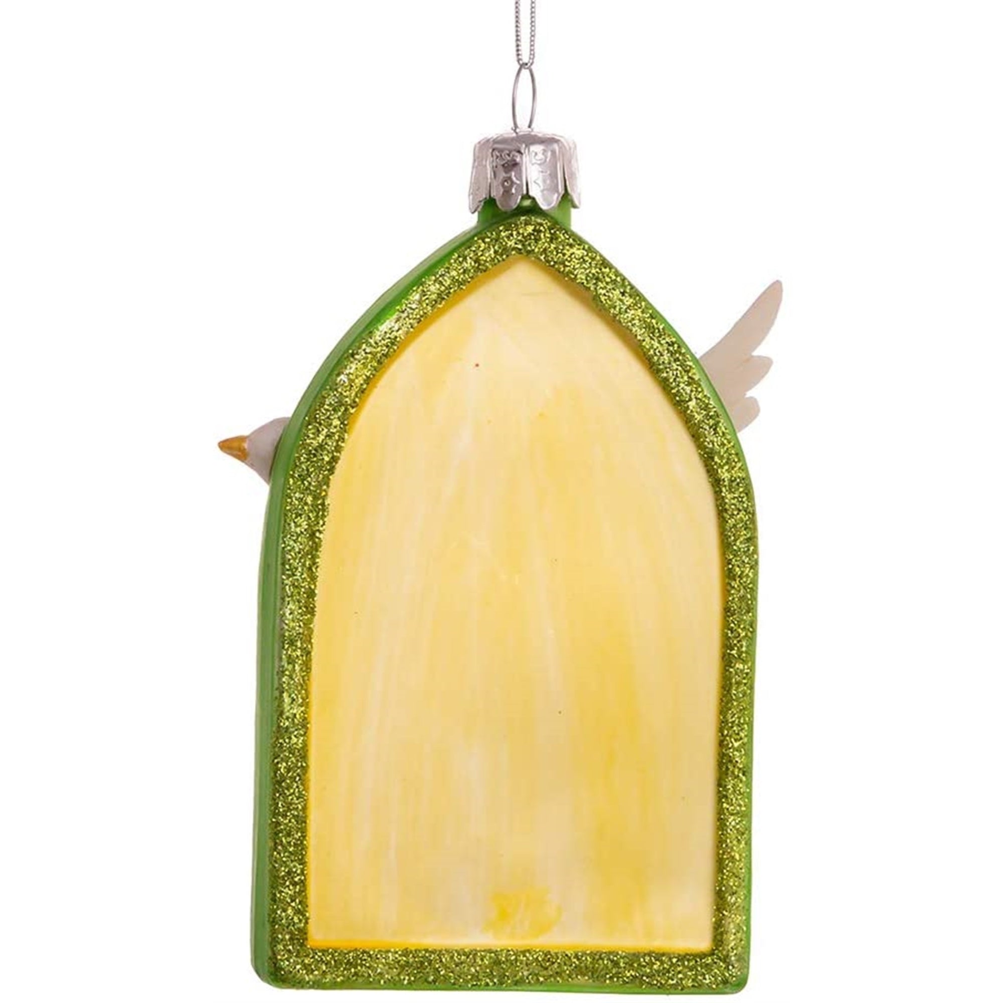 Kurt Adler Noble Gems Glass Ornament for Christmas Tree, Dove of Peace