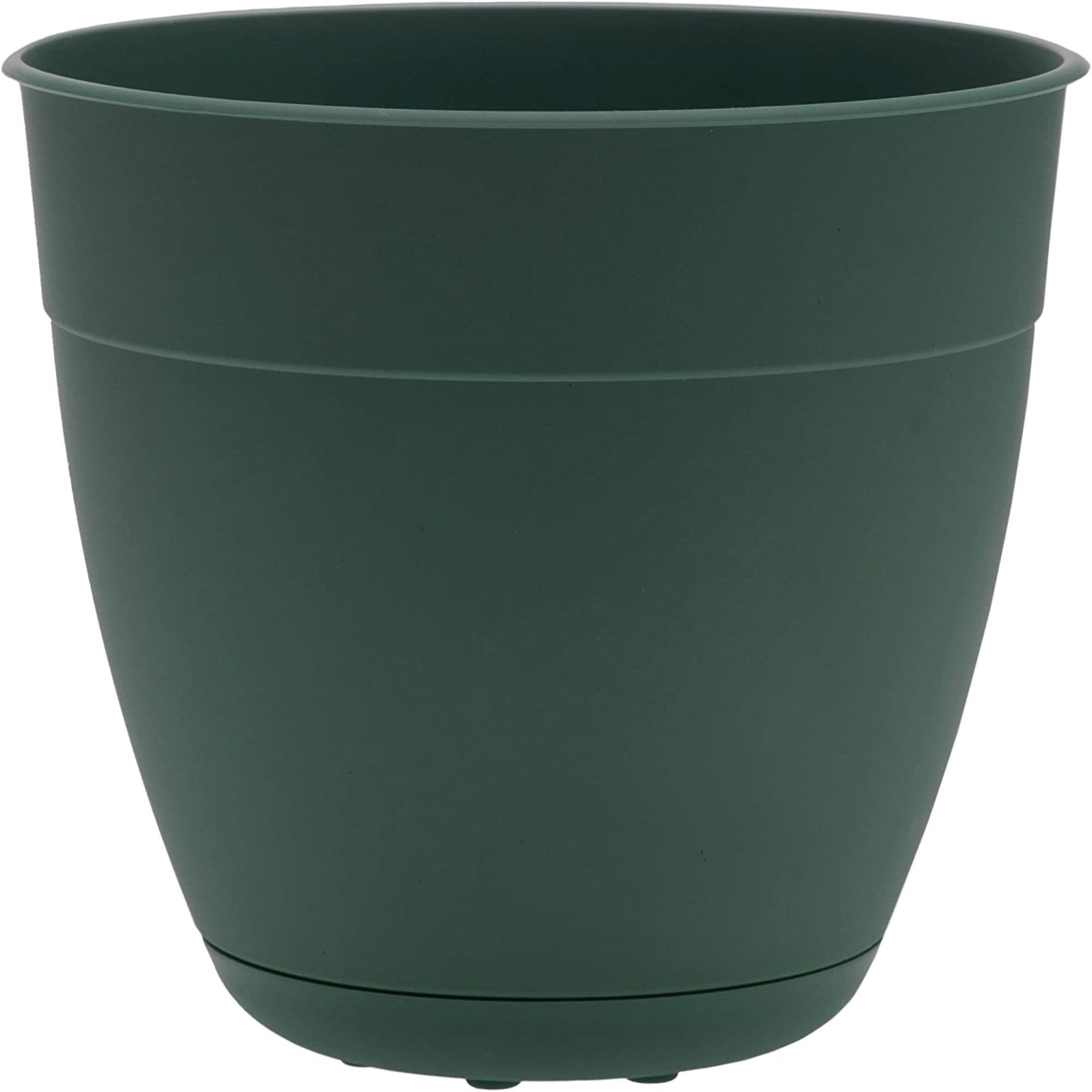Bloem Dayton Recycled Ocean Plastic Planter With Attached Saucer