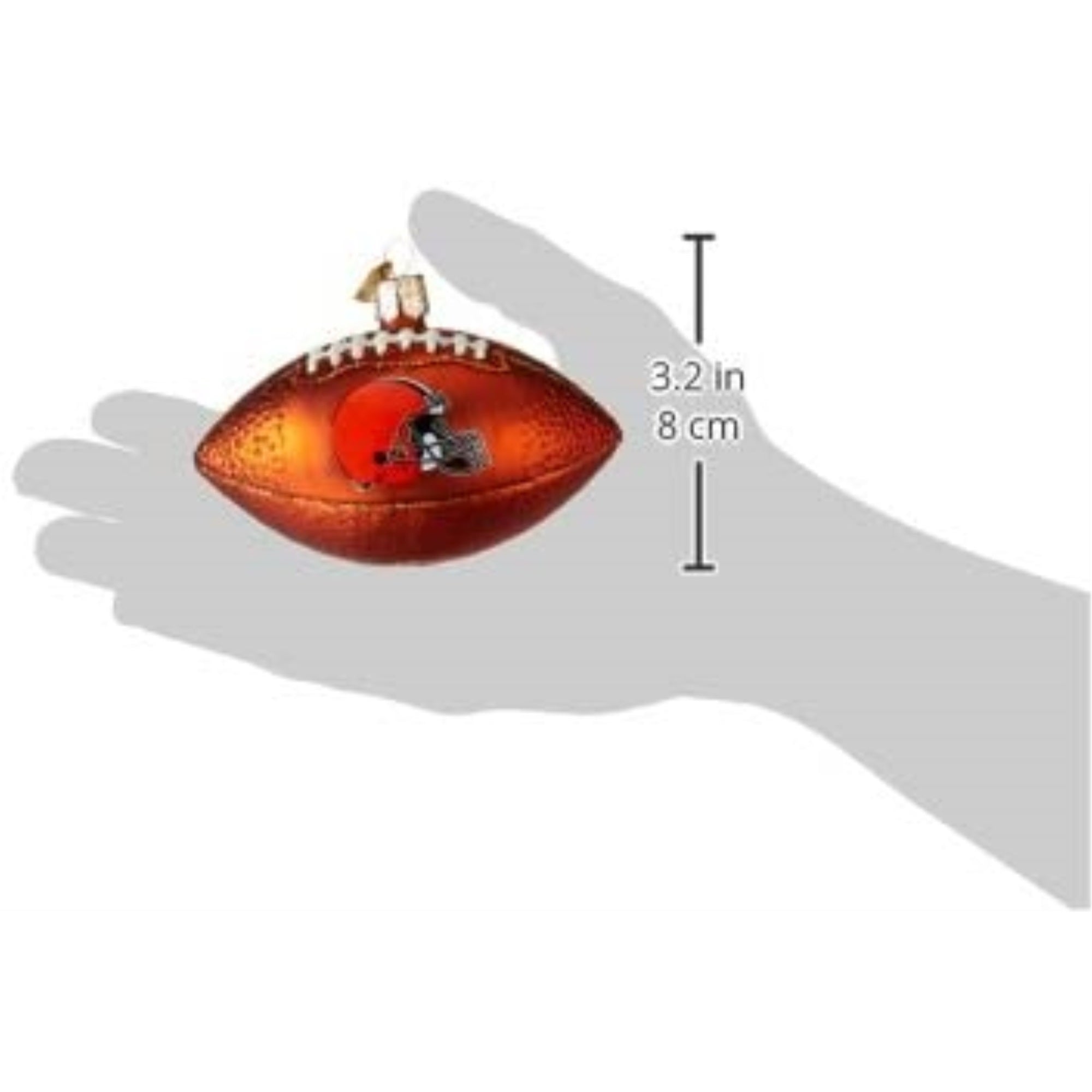 Old World Christmas Cleveland Browns Football Ornament For Christmas Tree