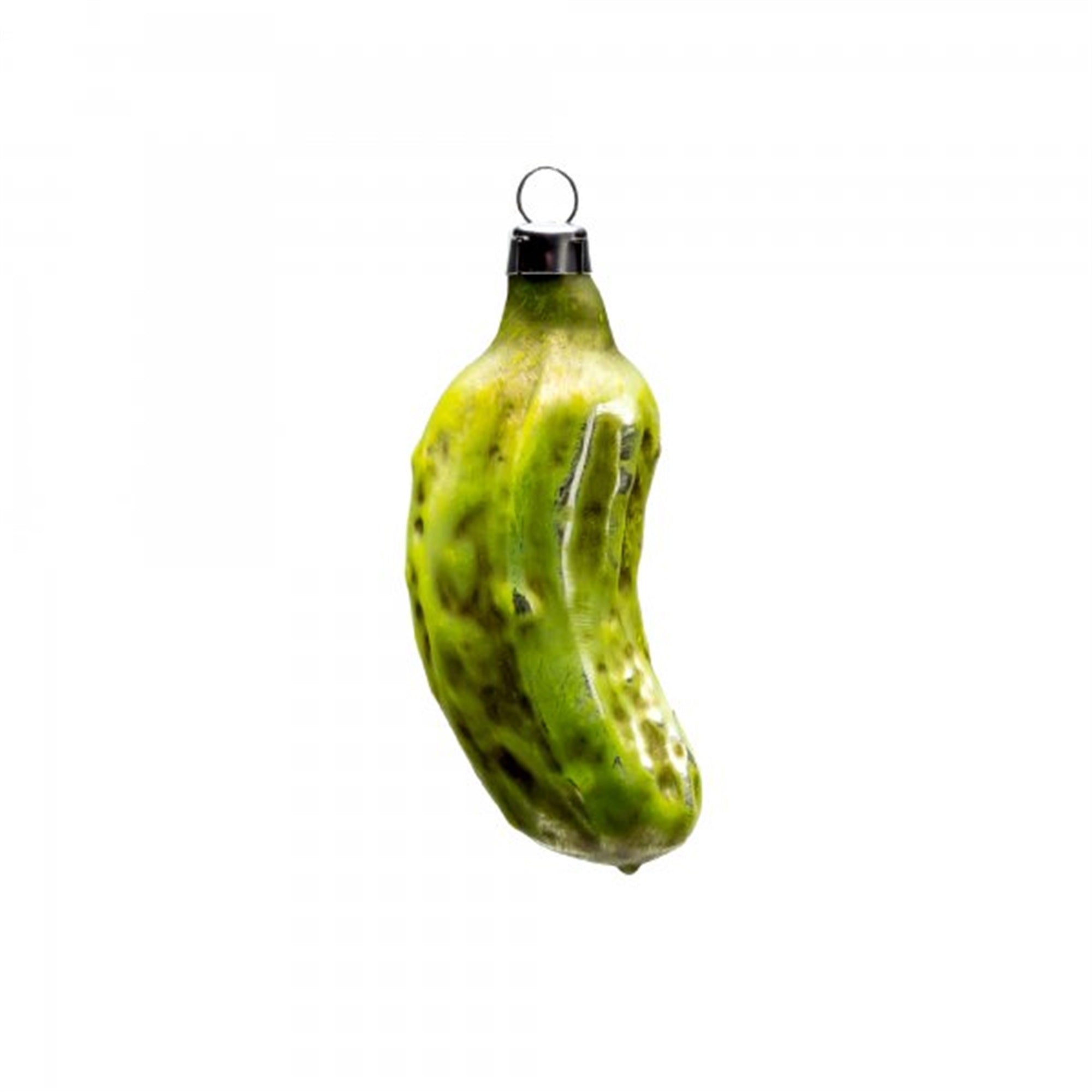 Marolin Manufaktur Glass Christmas Tree Ornament, Pickle