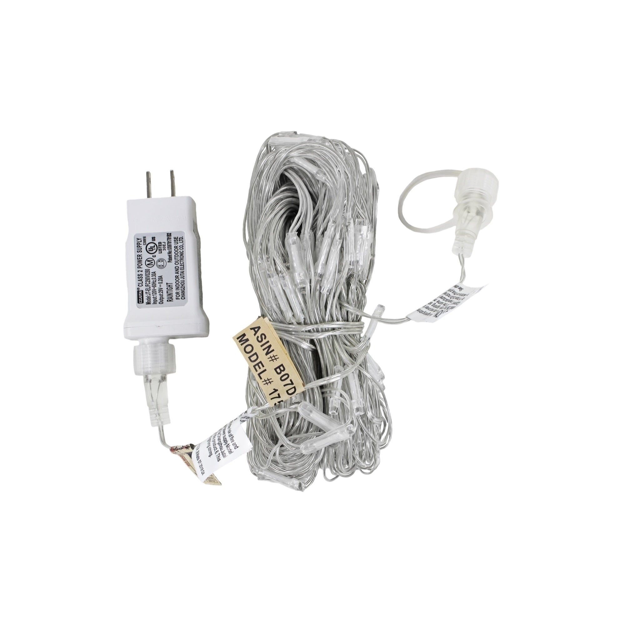 ProductWorks Outdoor 150 LED-Micro Bulbs Net Lights on Clear Wire, 8-Function Controller, 4ft x 6ft