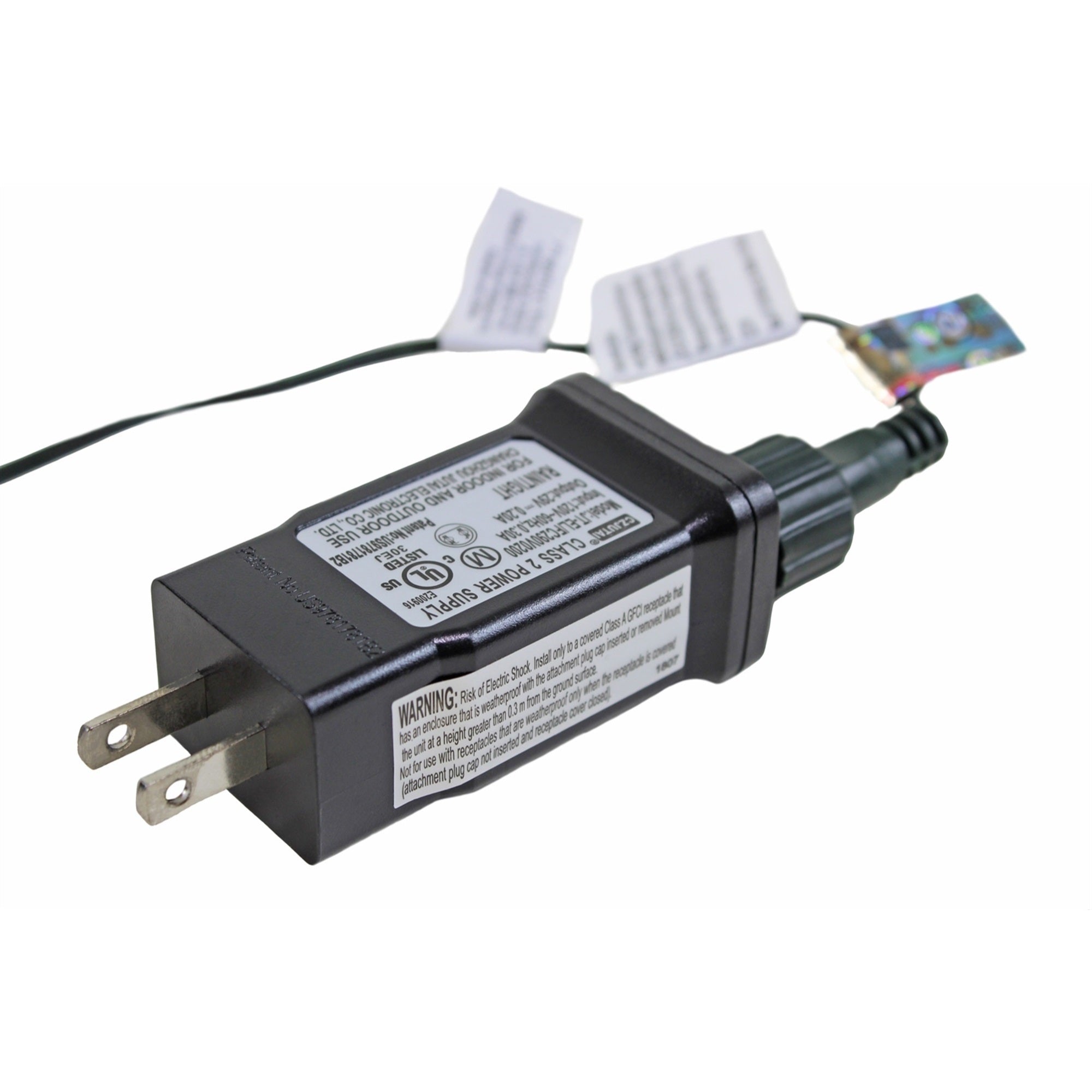 ProductWorks Indoor/Outdoor 150 LED-Mini Bulbs String Light Set with 8-Function Controller, Clear, 36ft