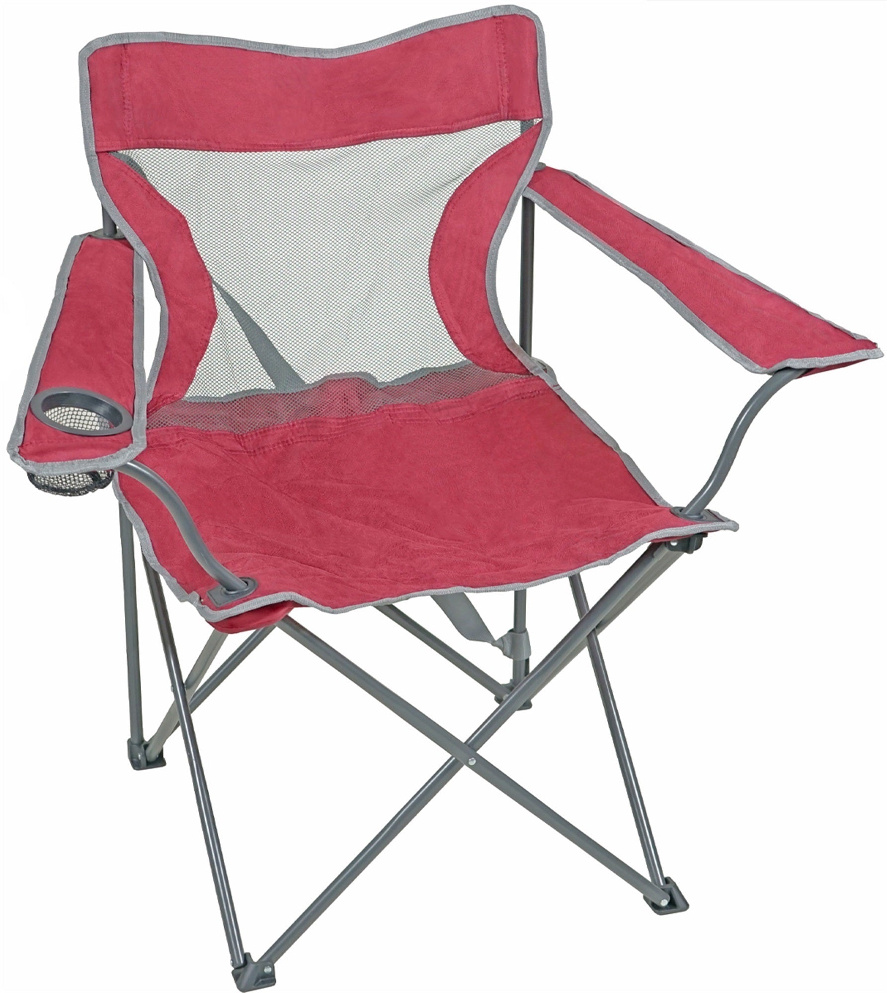 Four Seasons Courtyard XL Self-Enclosing Quad Chair – Folding Portable Chair, Assorted (1 Pack)