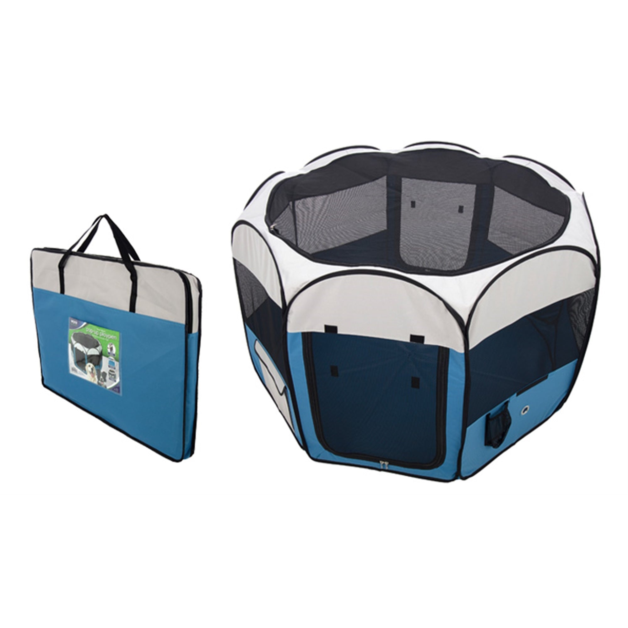 Ware Manufacturing Deluxe Pop Up Dog Playpen with Storage Bag, 50"