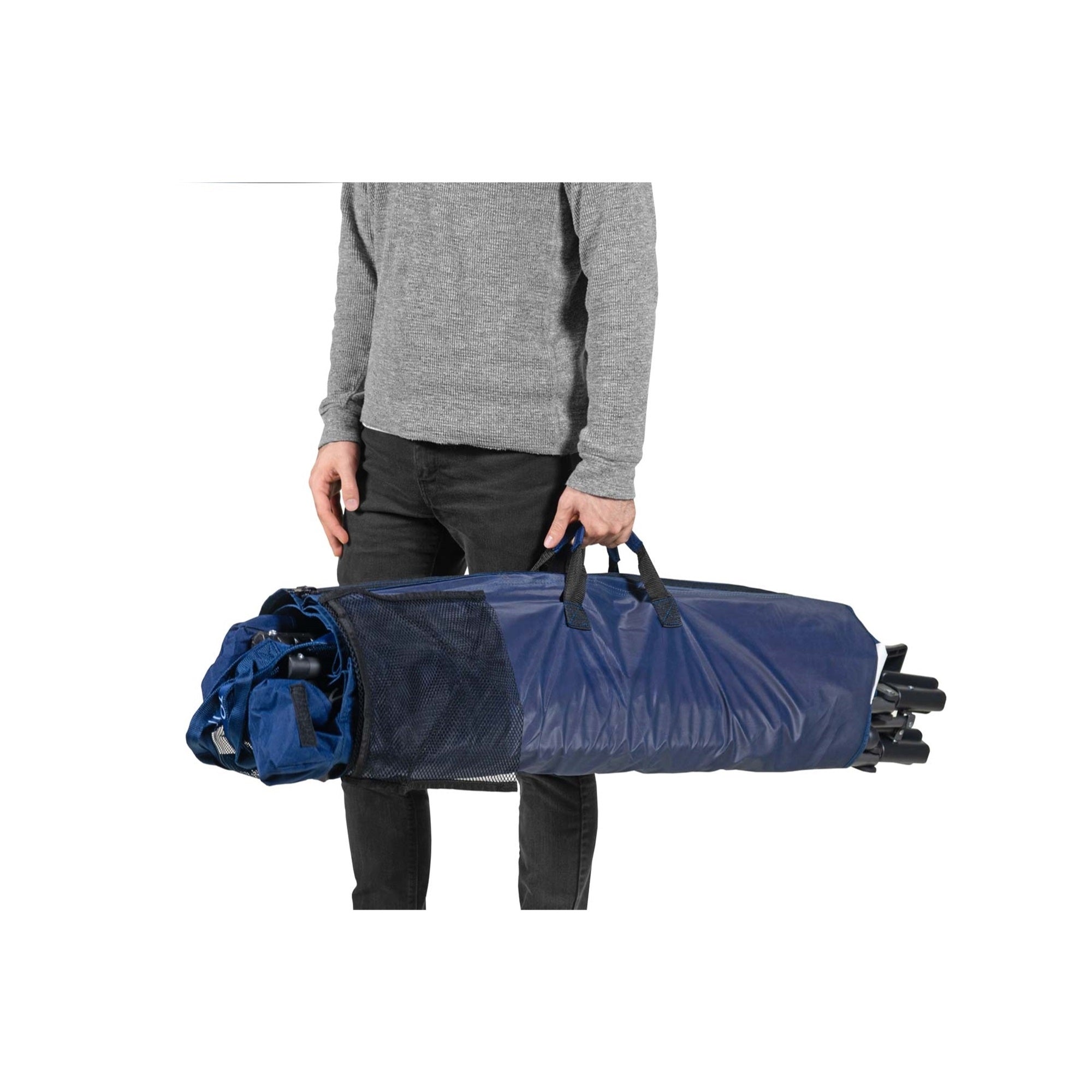 Zenithen Full-Sized Portable Folding Out/Indoor Hammock, Blue