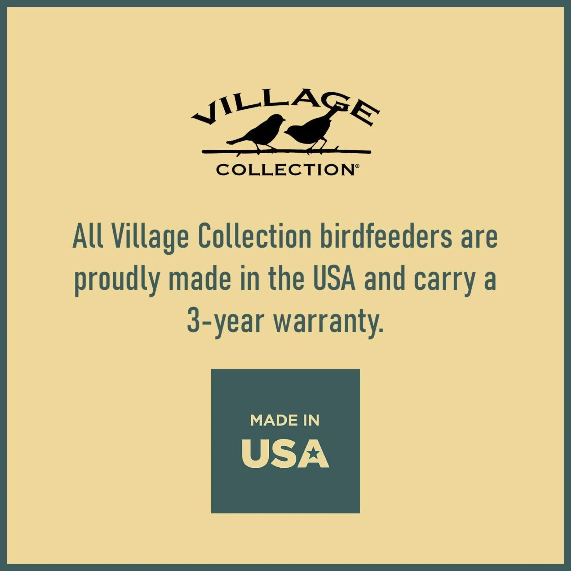 North States Village Collection Squirrel-Proof School House Bird Feeder, 5lb Seed Capacity